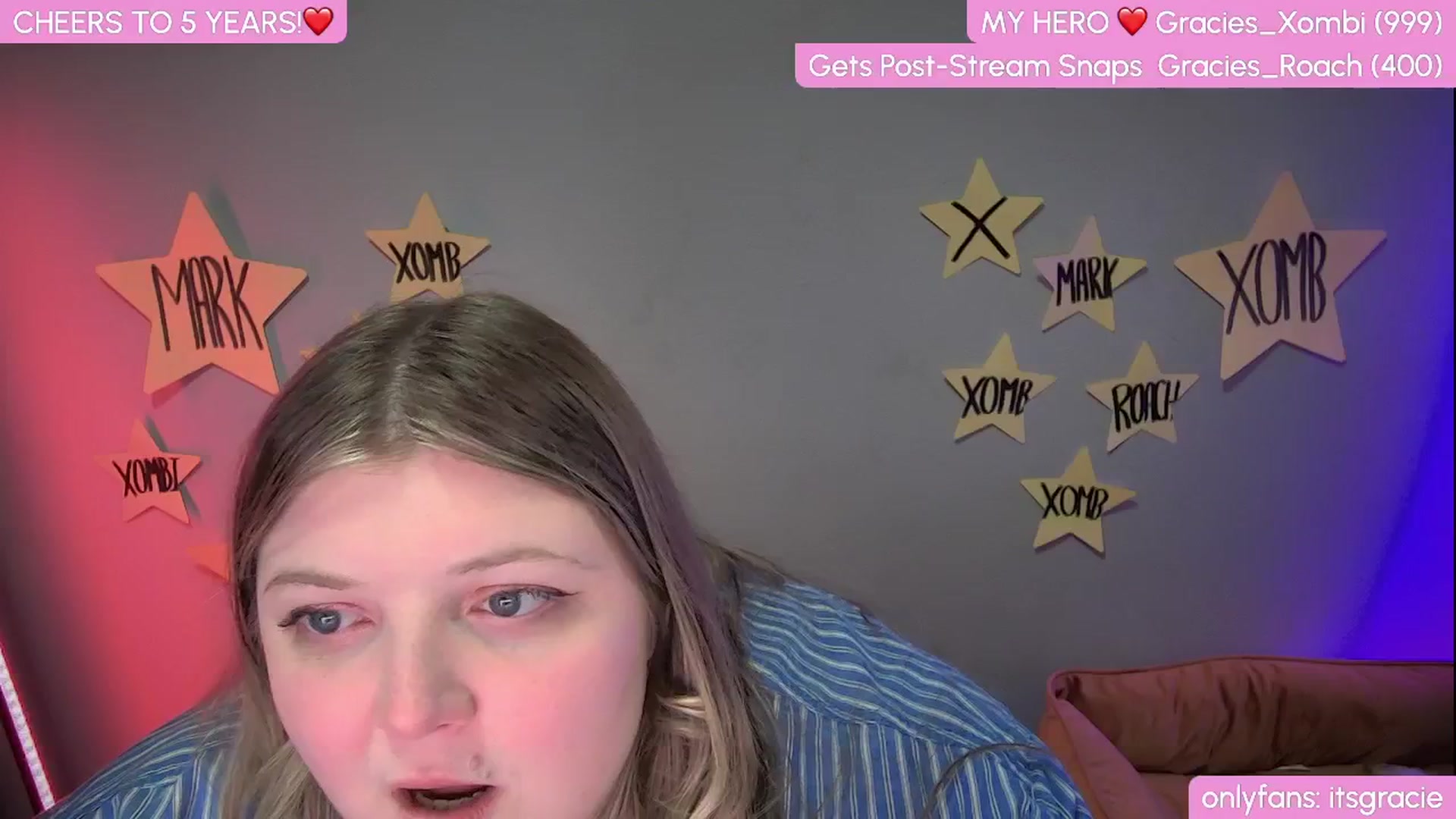 Gallery image thumbnail from Gracie's myfreecams stream on, 01/21/2025, 01:23 image 11 of 20