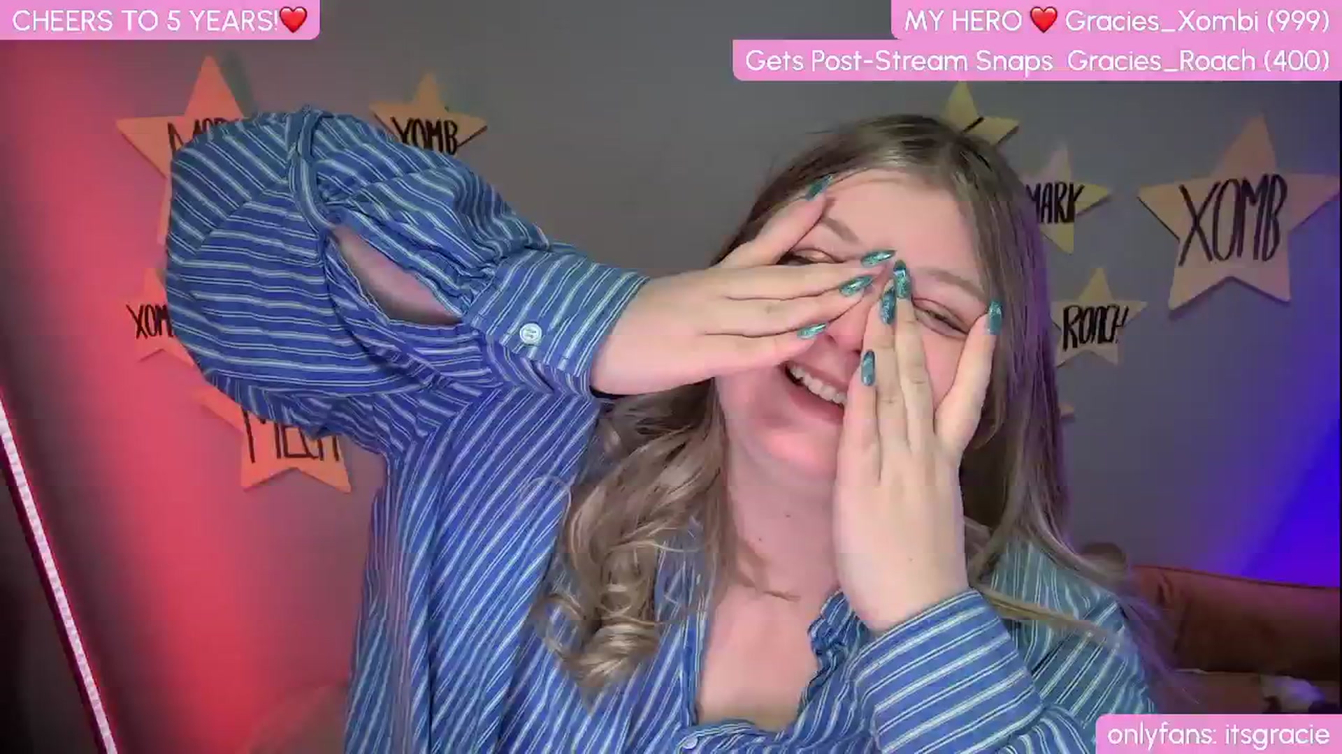 Gallery image thumbnail from Gracie's myfreecams stream on, 01/21/2025, 01:23 image 16 of 20