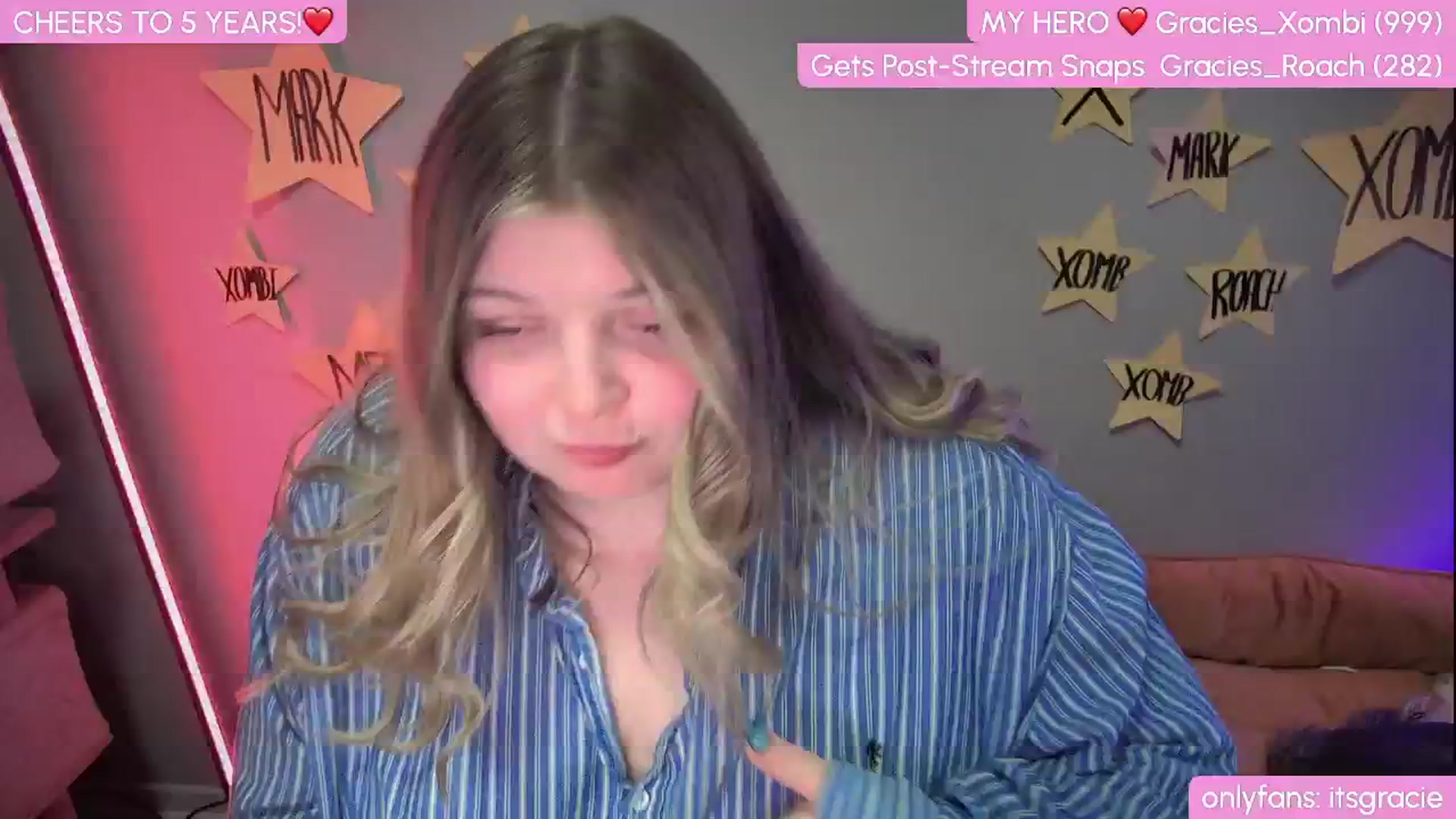 Gallery image thumbnail from Gracie's myfreecams stream on, 01/21/2025, 01:23 image 7 of 20