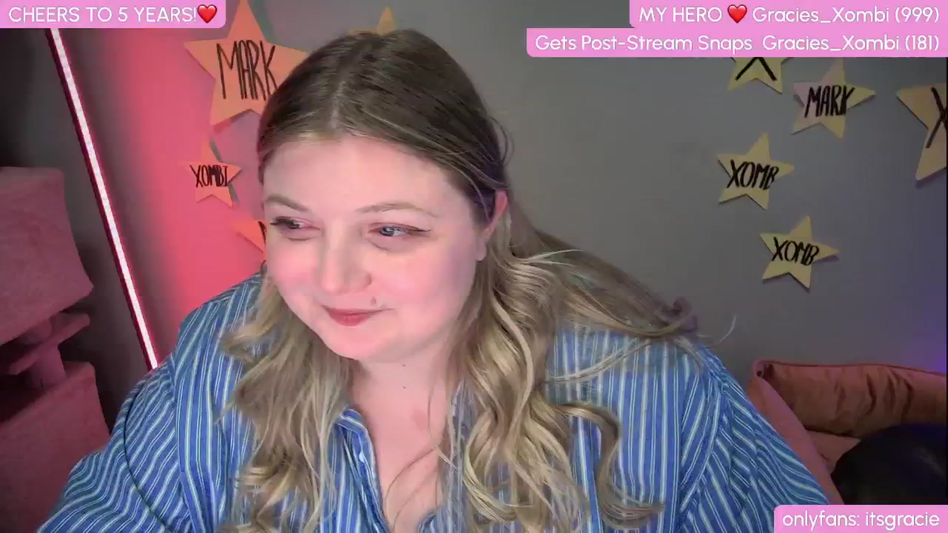 Gallery image thumbnail from Gracie's myfreecams stream on, 01/21/2025, 01:23 image 2 of 20
