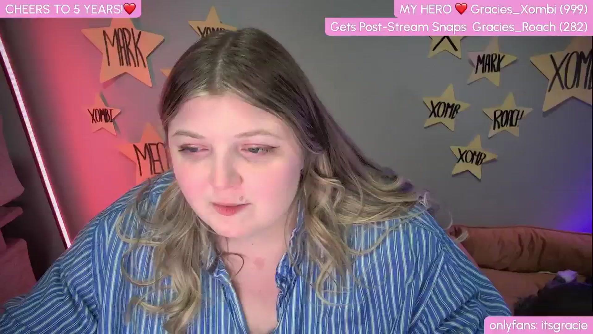 Gallery image thumbnail from Gracie's myfreecams stream on, 01/21/2025, 01:23 image 8 of 20