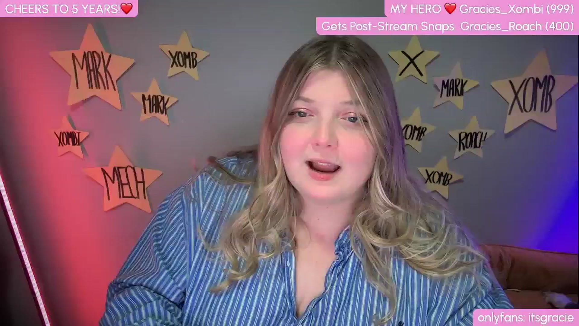 Gallery image thumbnail from Gracie's myfreecams stream on, 01/21/2025, 01:23 image 13 of 20