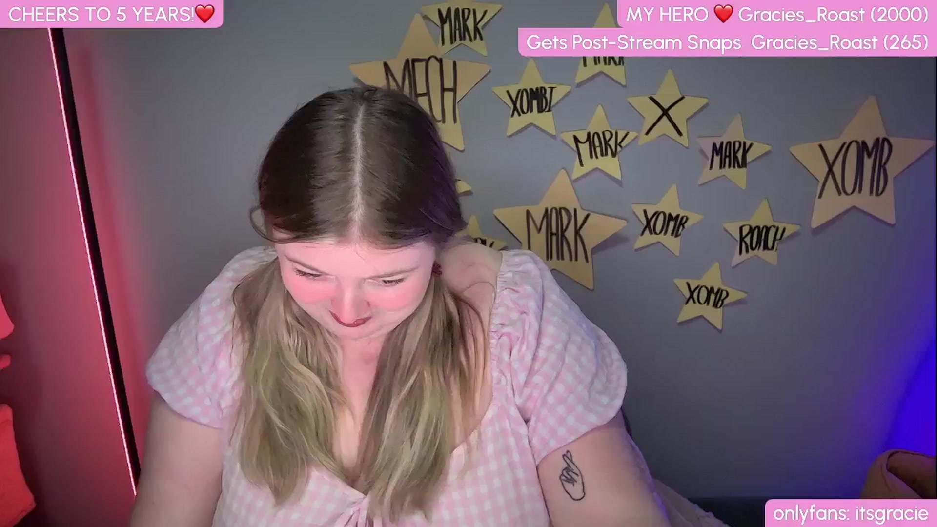 Gallery image thumbnail from Gracie's myfreecams stream on, 01/27/2025, 24:16 image 12 of 20