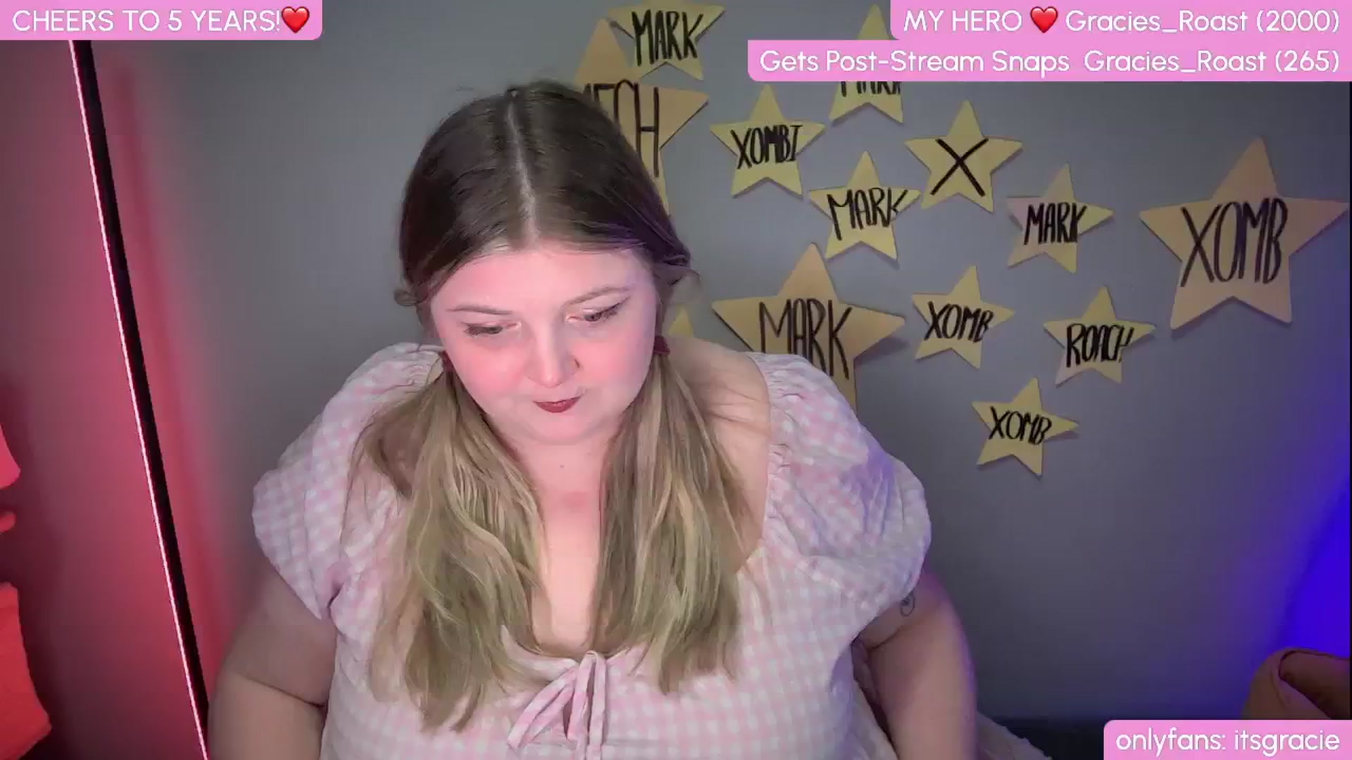 Gallery image thumbnail from Gracie's myfreecams stream on, 01/27/2025, 24:16 image 9 of 20