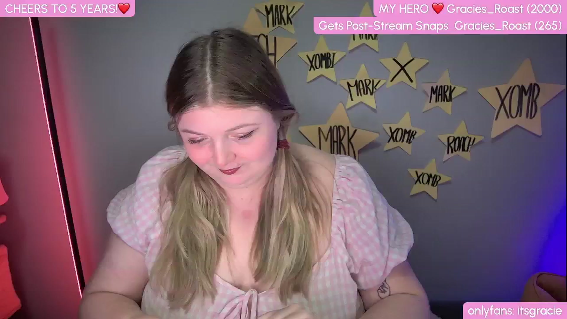 Gallery image thumbnail from Gracie's myfreecams stream on, 01/27/2025, 24:16 image 14 of 20
