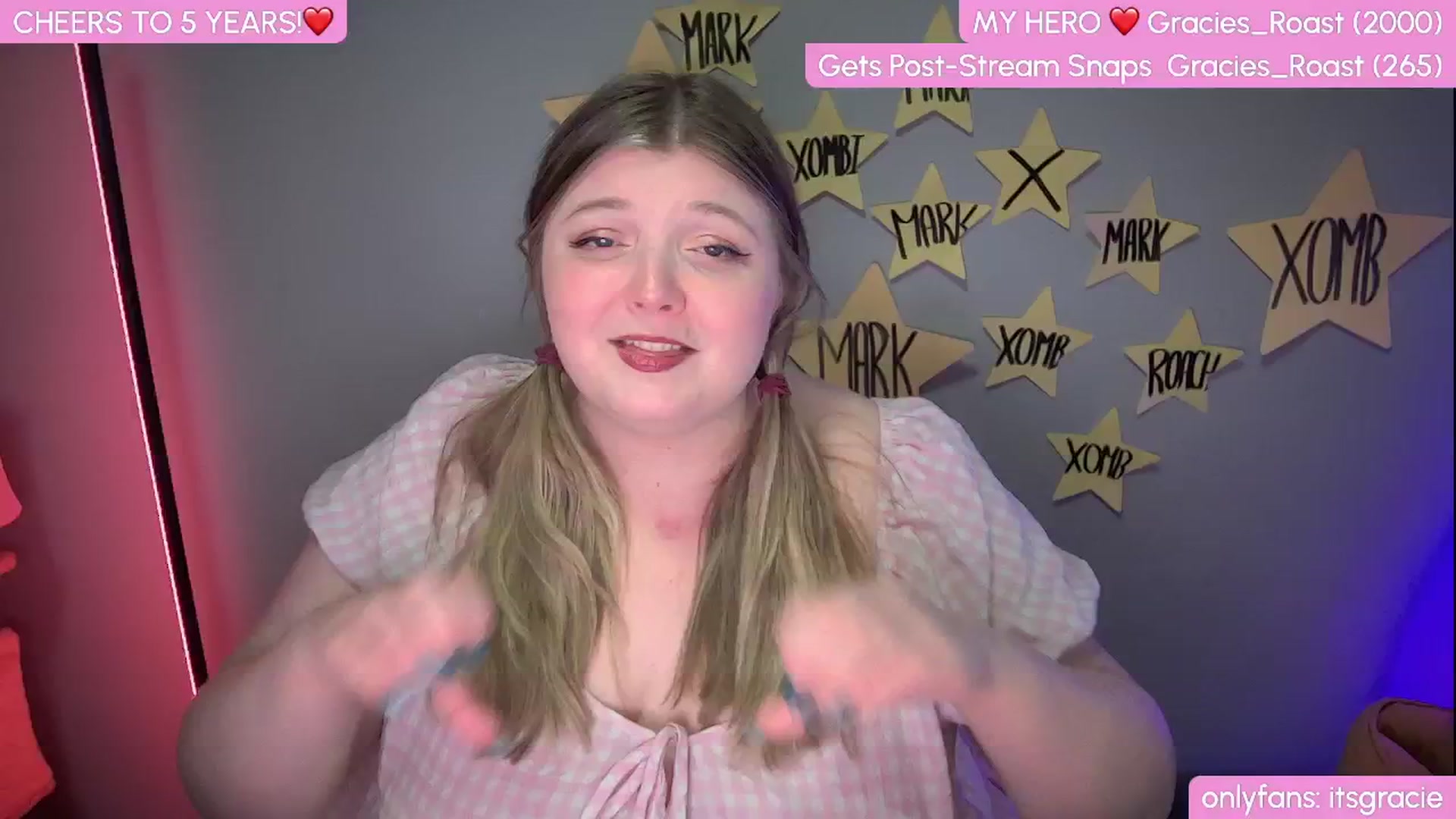 Gallery image thumbnail from Gracie's myfreecams stream on, 01/27/2025, 24:16 image 8 of 20