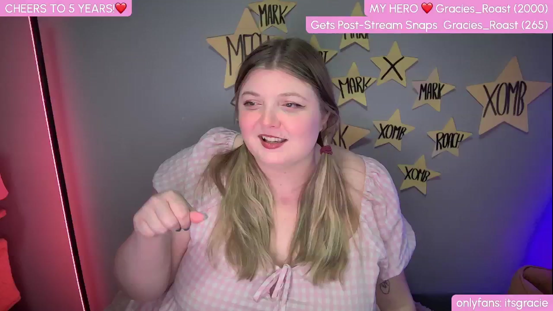 Gallery image thumbnail from Gracie's myfreecams stream on, 01/27/2025, 24:16 image 10 of 20