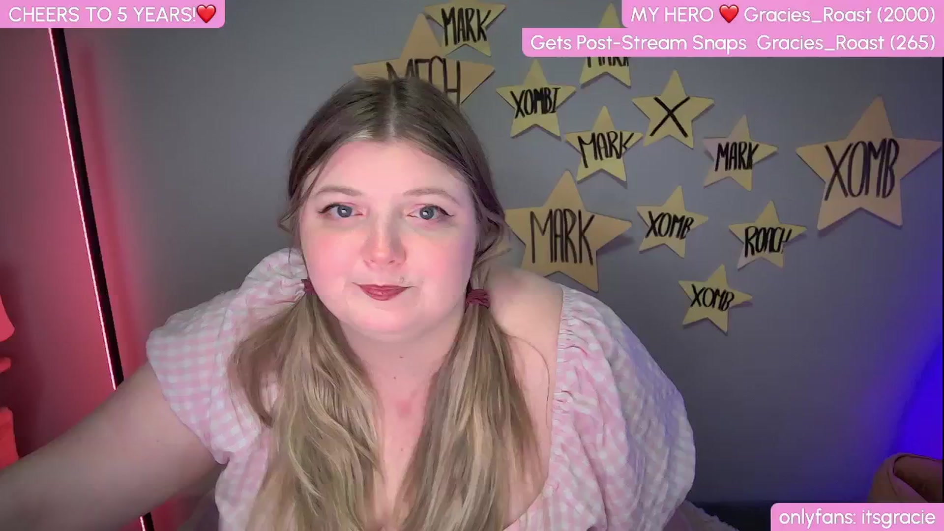 Gallery image thumbnail from Gracie's myfreecams stream on, 01/27/2025, 24:16 image 19 of 20