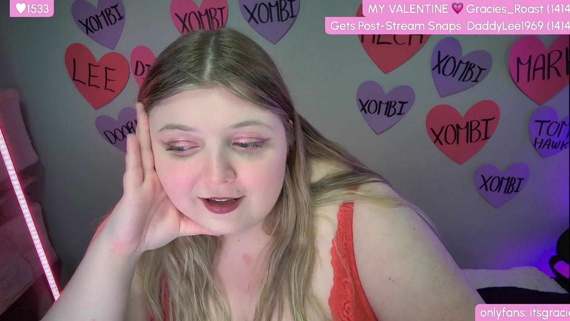 Gallery image thumbnail from Gracie's myfreecams stream on, 02/13/2025, 01:43 image 7 of 20