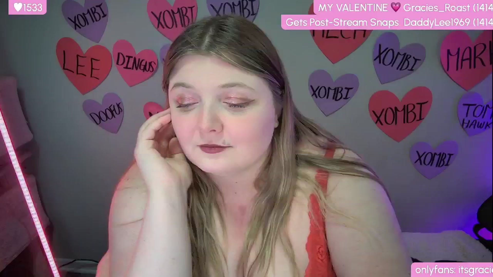 Gallery image thumbnail from Gracie's myfreecams stream on, 02/13/2025, 01:43 image 8 of 20