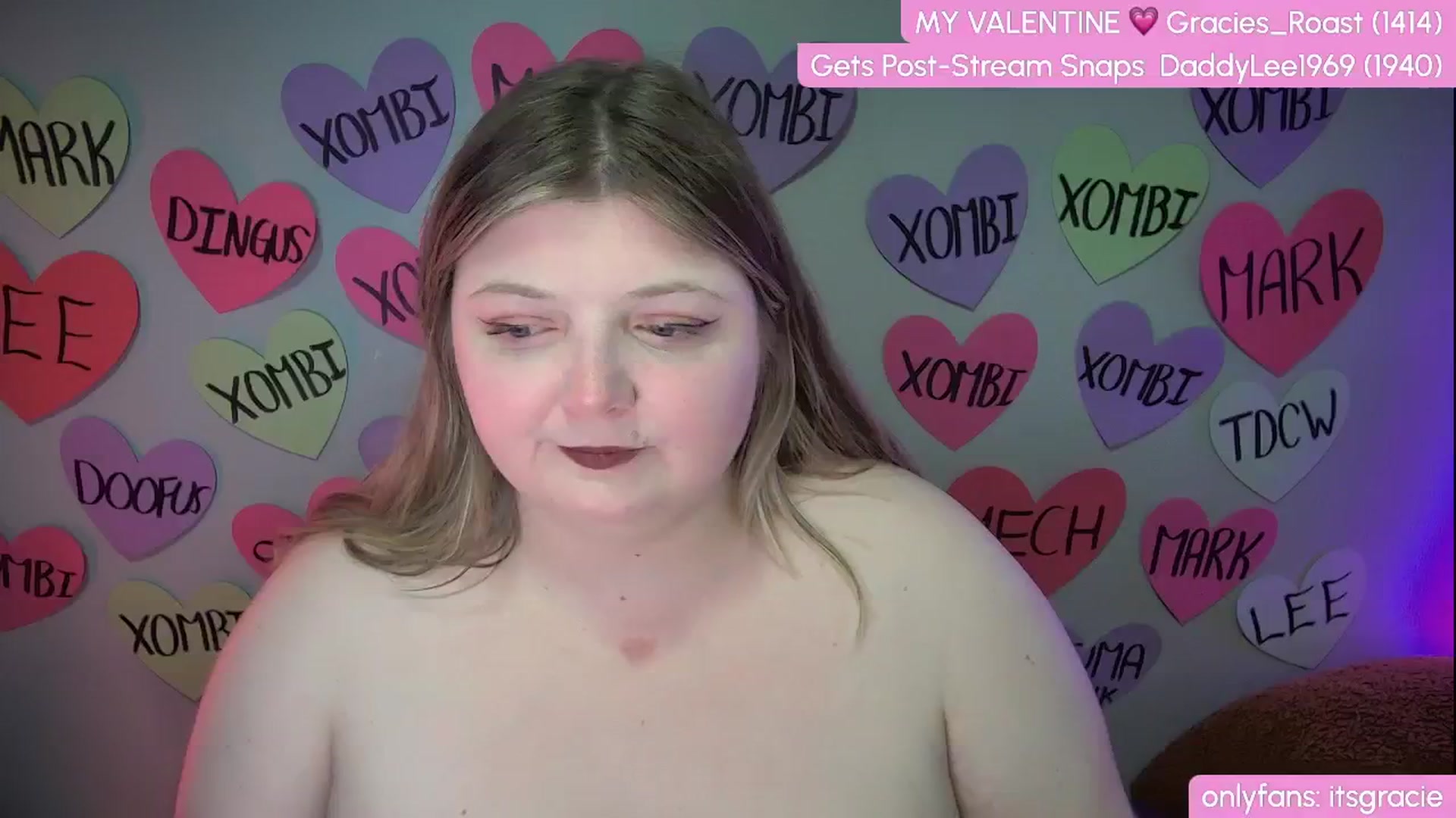 Gallery image thumbnail from Gracie's myfreecams stream on, 02/24/2025, 01:04 image 20 of 20