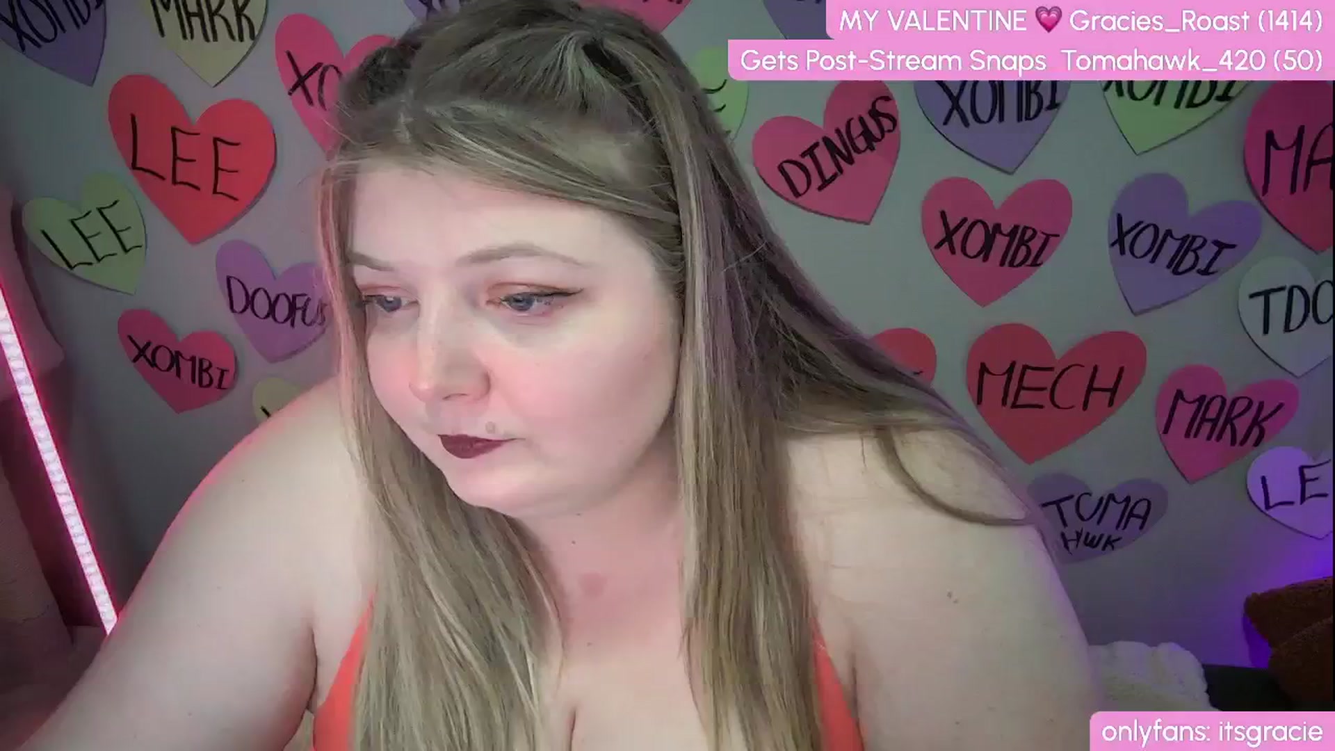 Gallery image thumbnail from Gracie's myfreecams stream on, 02/26/2025, 24:21 image 13 of 20