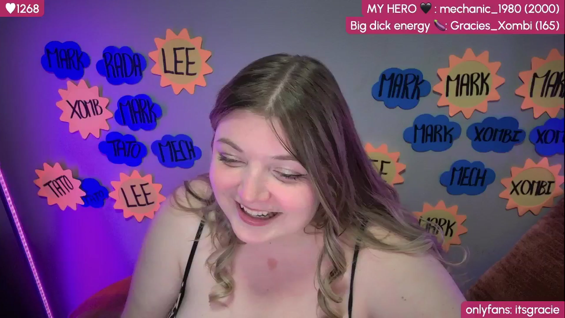 Gallery image thumbnail from Gracie's myfreecams stream on, 08/19/2025, 24:48 image 10 of 20