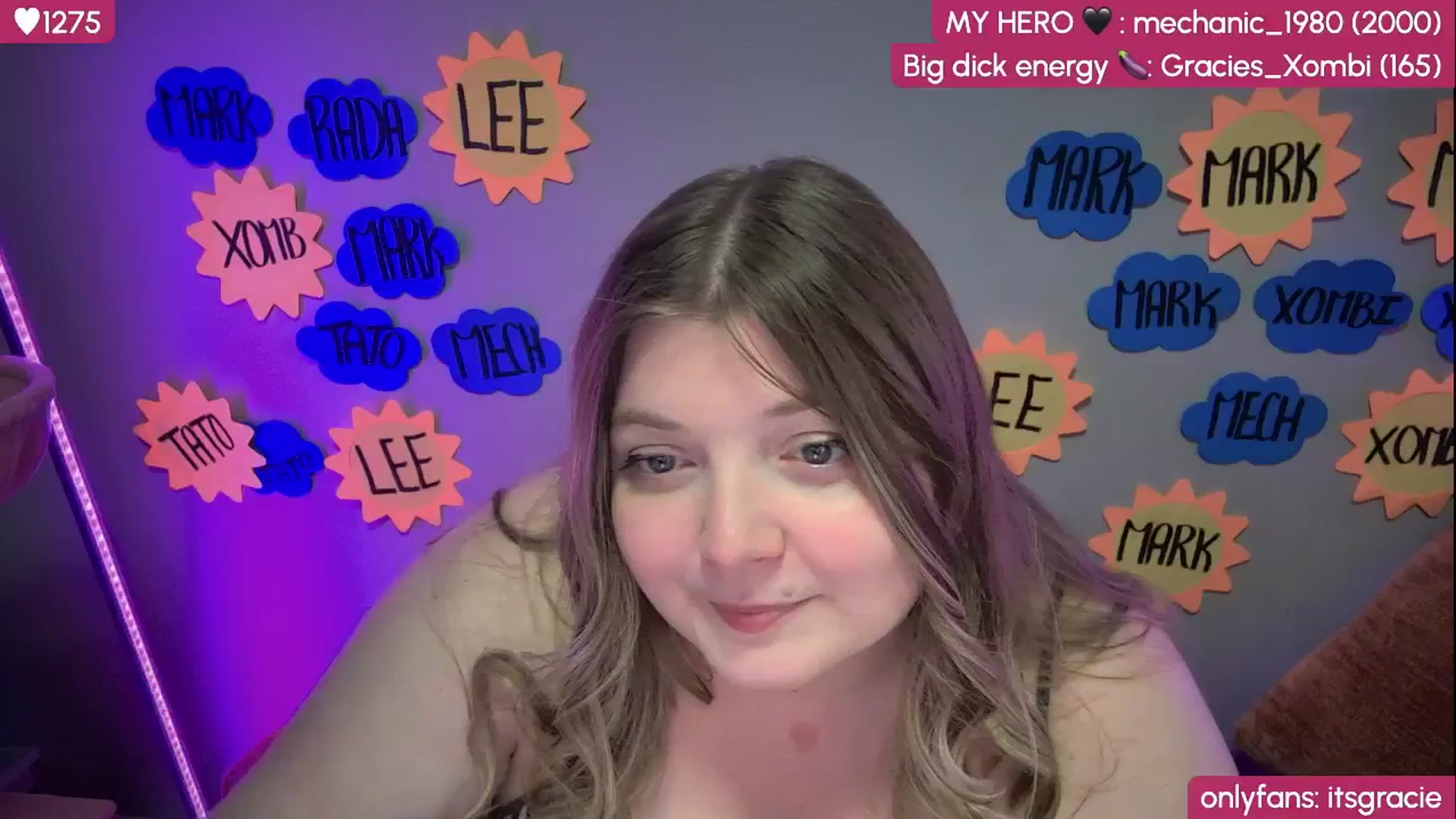 Gallery image thumbnail from Gracie's myfreecams stream on, 08/19/2025, 24:48 image 5 of 20