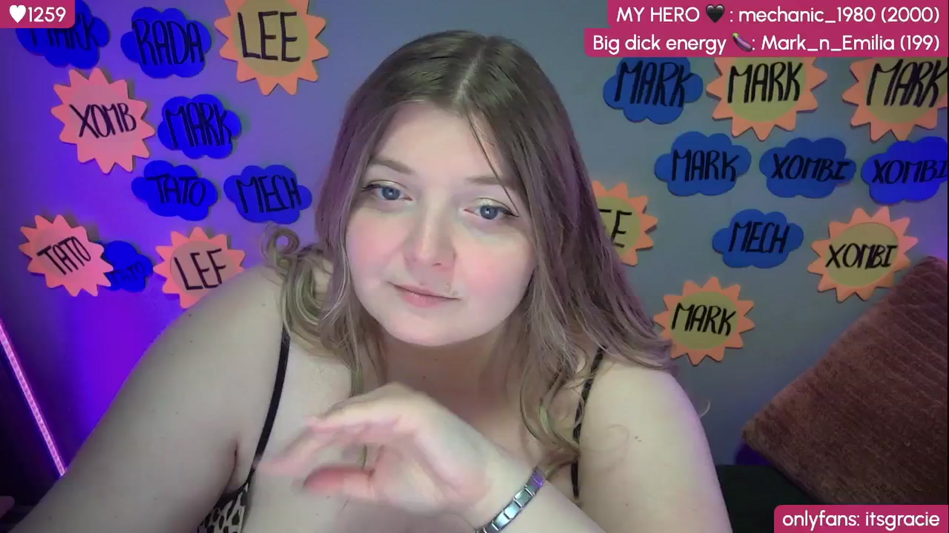 Gallery image thumbnail from Gracie's myfreecams stream on, 08/19/2025, 24:48 image 20 of 20