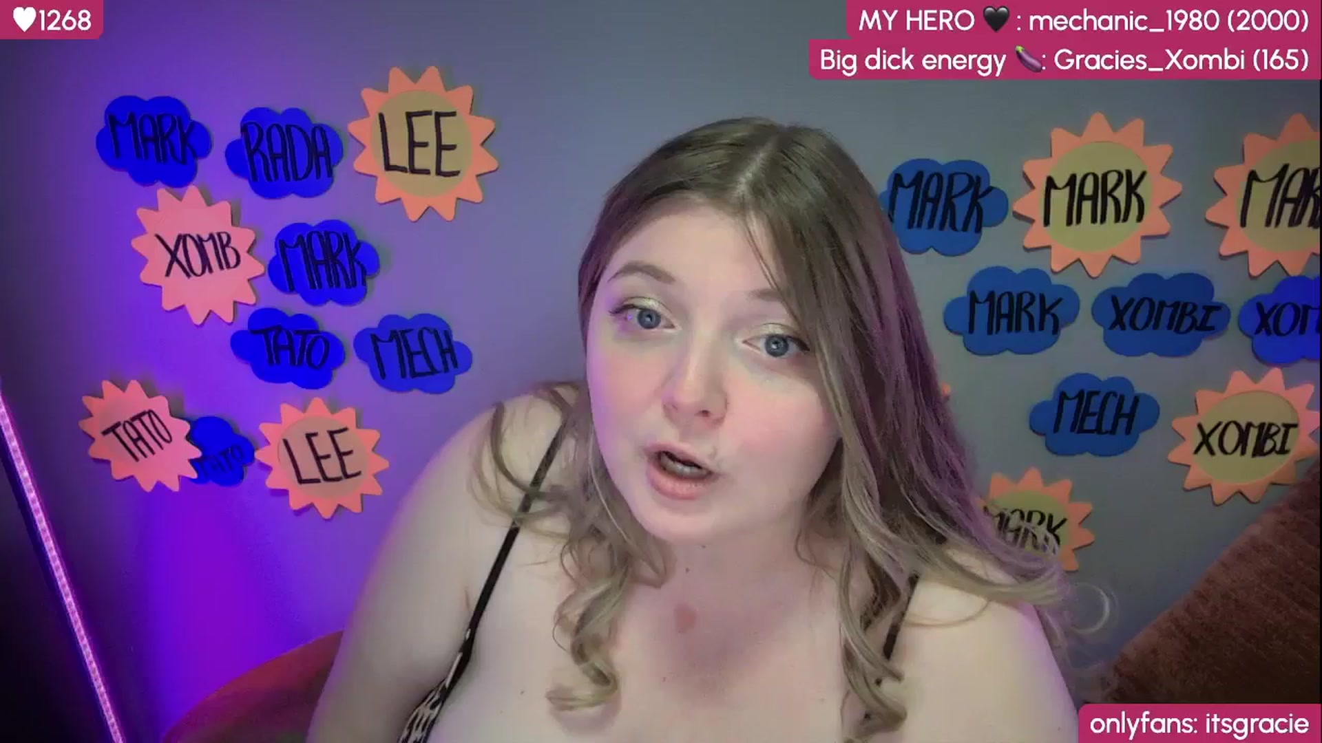 Gallery image thumbnail from Gracie's myfreecams stream on, 08/19/2025, 24:48 image 11 of 20