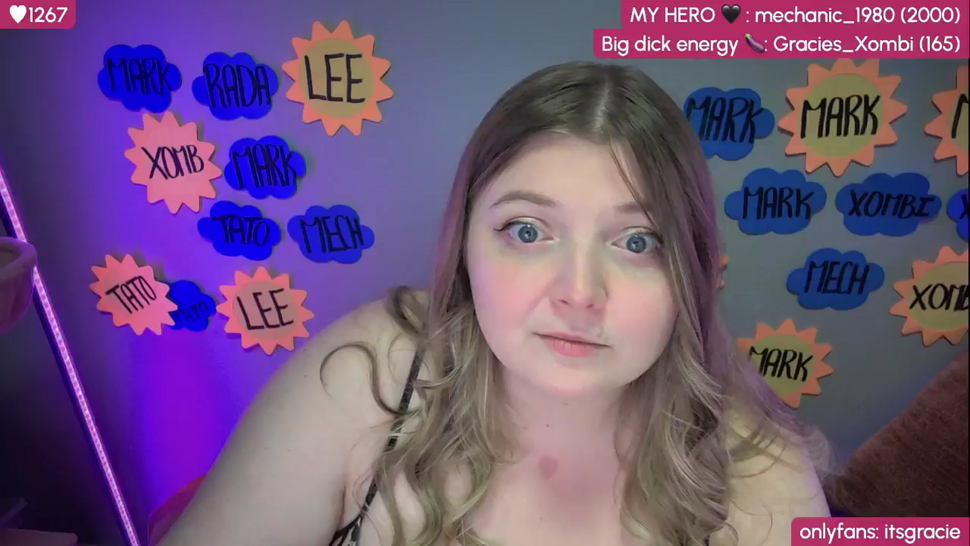 Gallery image thumbnail from Gracie's myfreecams stream on, 08/19/2025, 24:48 image 8 of 20
