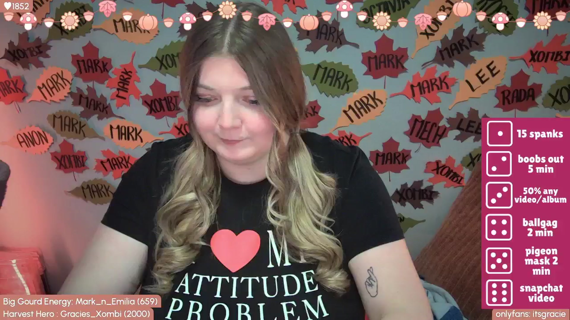 Gallery image thumbnail from Gracie's myfreecams stream on, 09/24/2025, 24:31 image 13 of 20