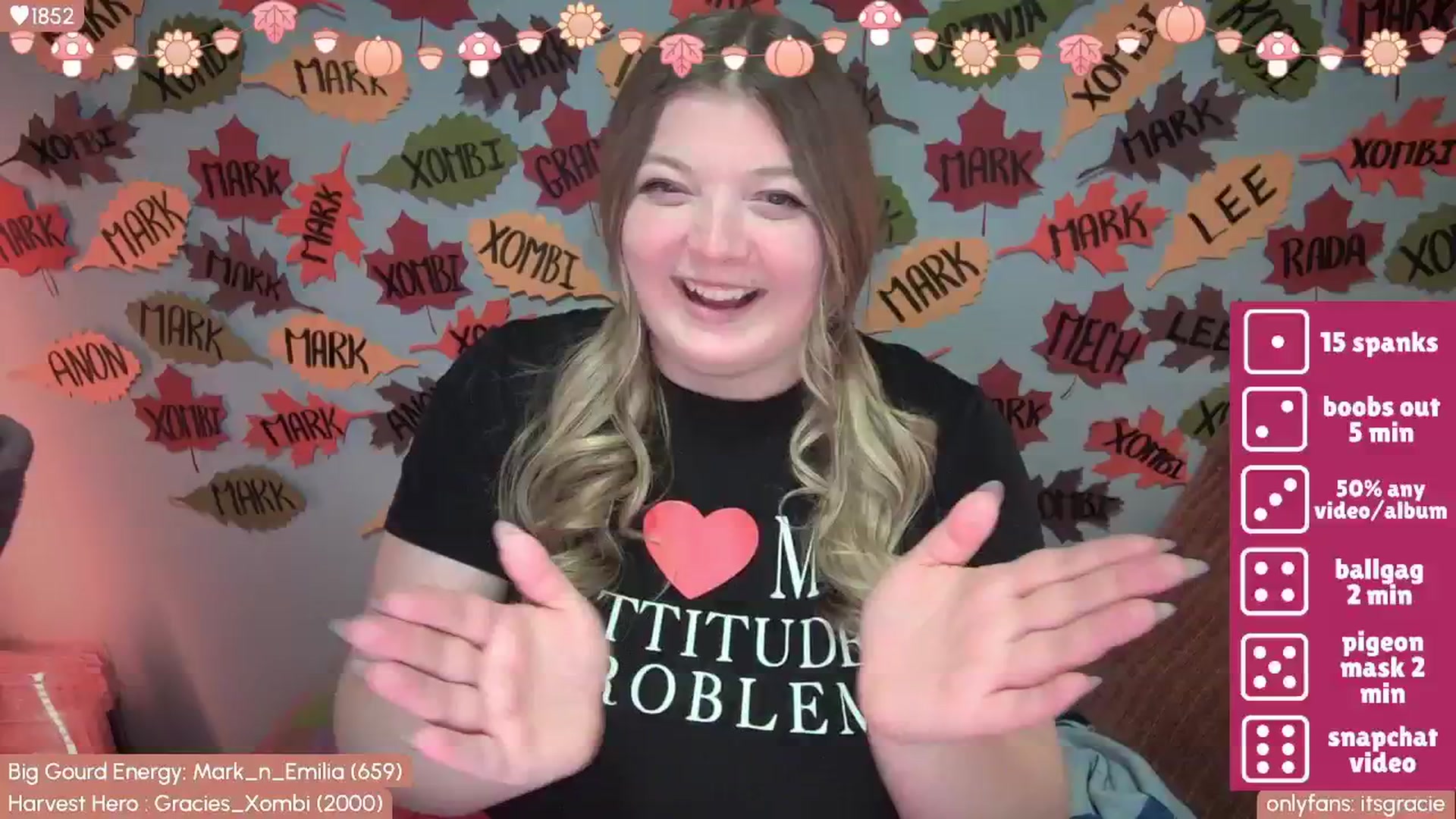 Gallery image thumbnail from Gracie's myfreecams stream on, 09/24/2025, 24:31 image 17 of 20