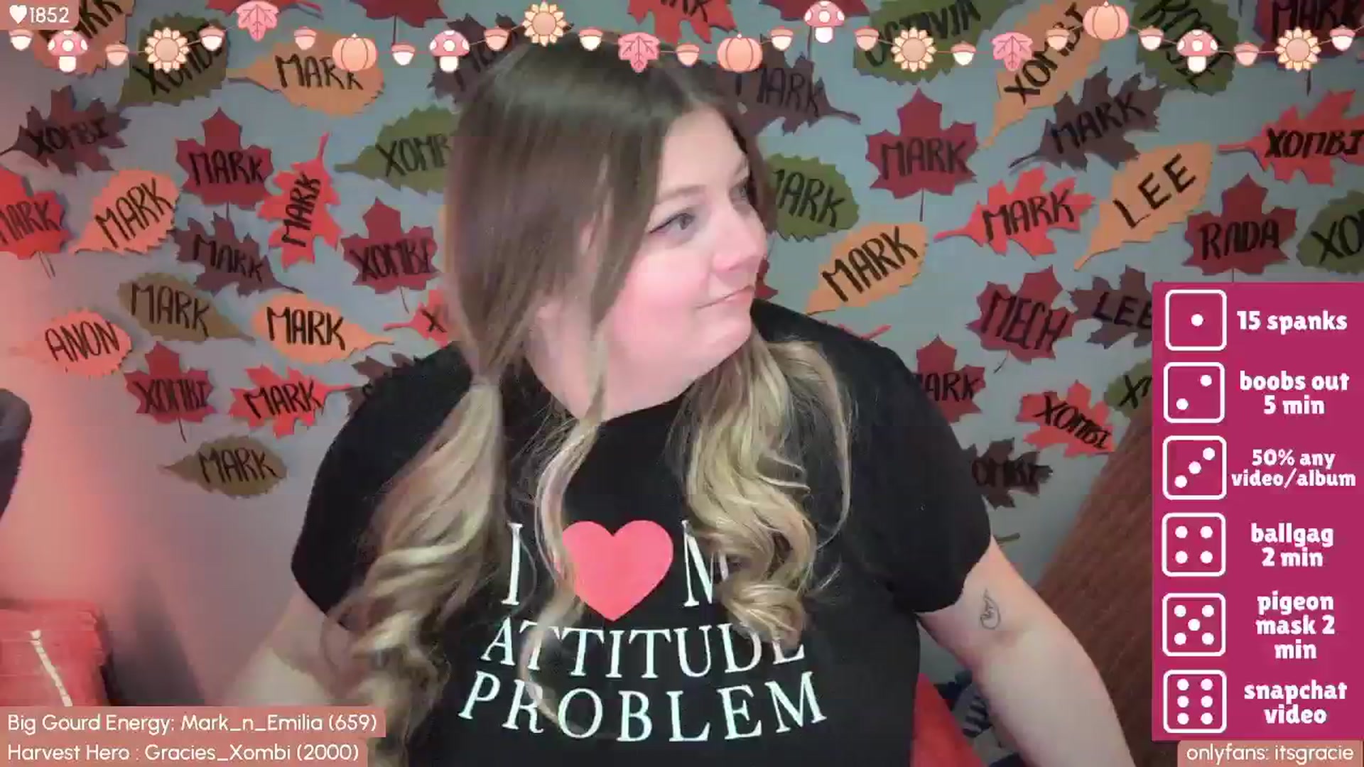Gallery image thumbnail from Gracie's myfreecams stream on, 09/24/2025, 24:31 image 18 of 20