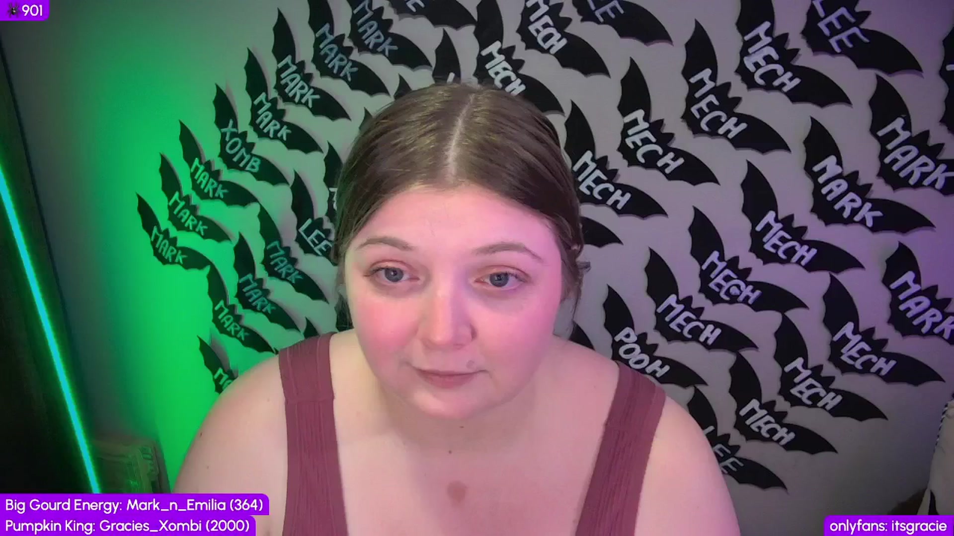 Gallery image thumbnail from Gracie's myfreecams stream on, 10/14/2025, 24:18 image 18 of 20