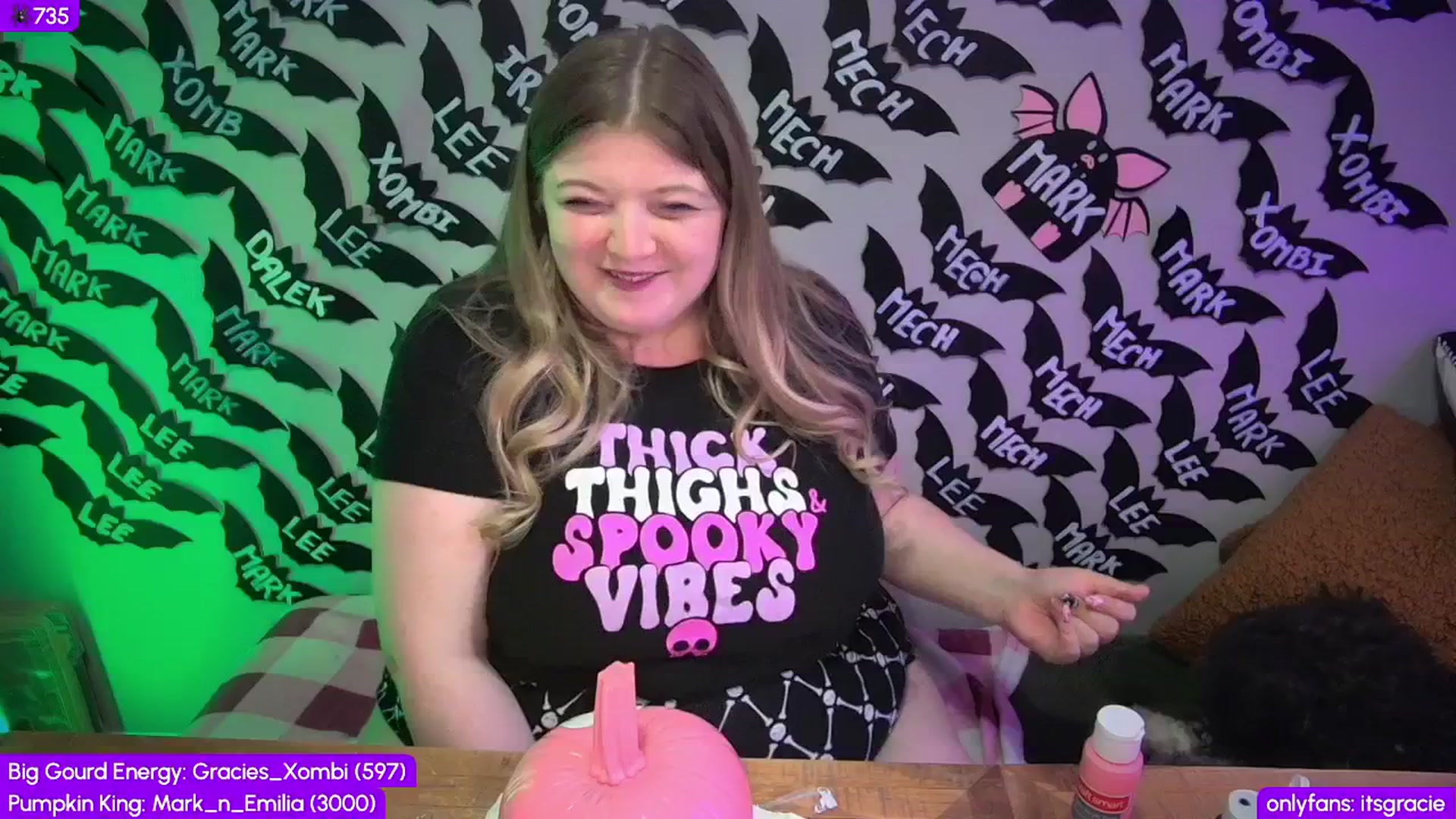 Gallery image thumbnail from Gracie's myfreecams stream on, 10/19/2025, 24:50 image 11 of 20