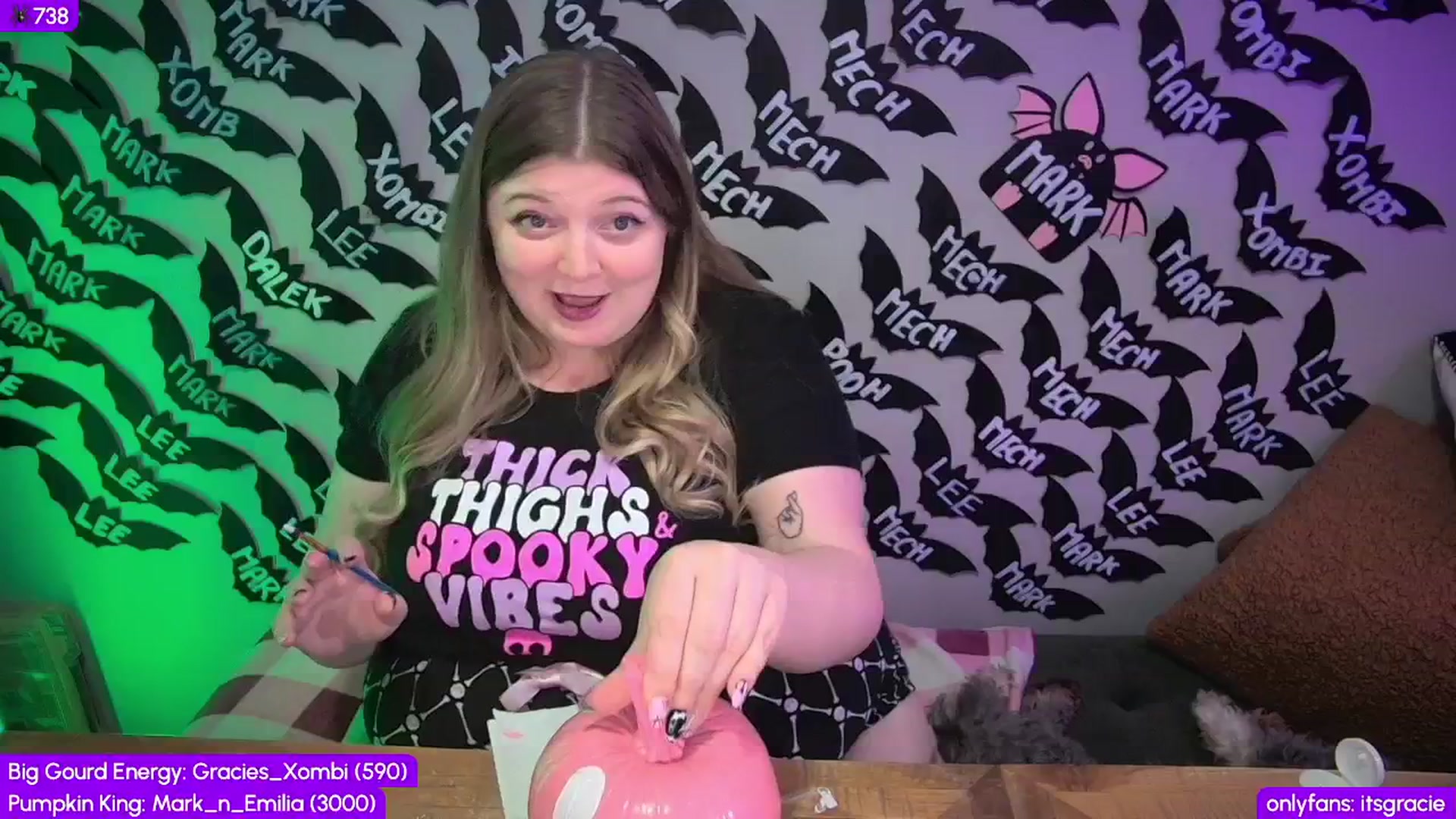 Gallery image thumbnail from Gracie's myfreecams stream on, 10/19/2025, 24:50 image 4 of 20