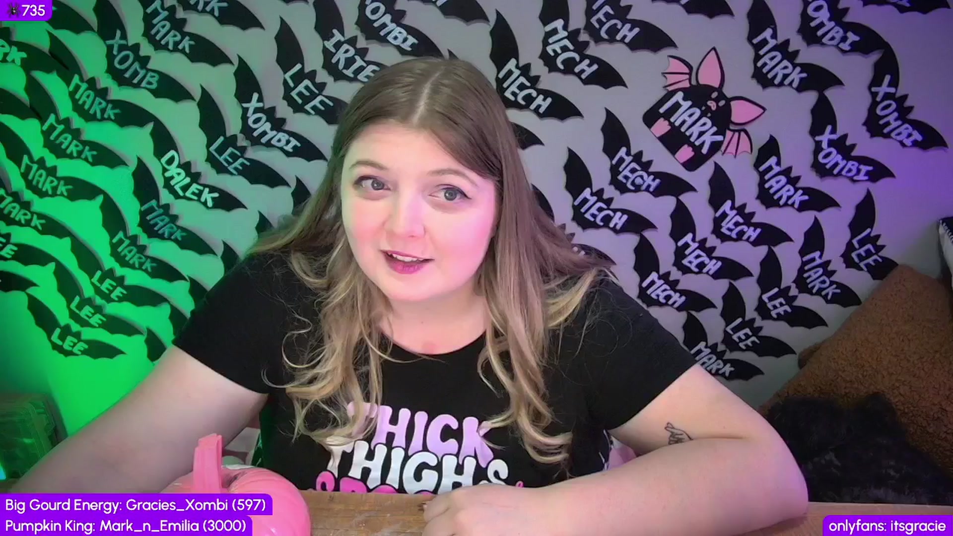 Gallery image thumbnail from Gracie's myfreecams stream on, 10/19/2025, 24:50 image 15 of 20