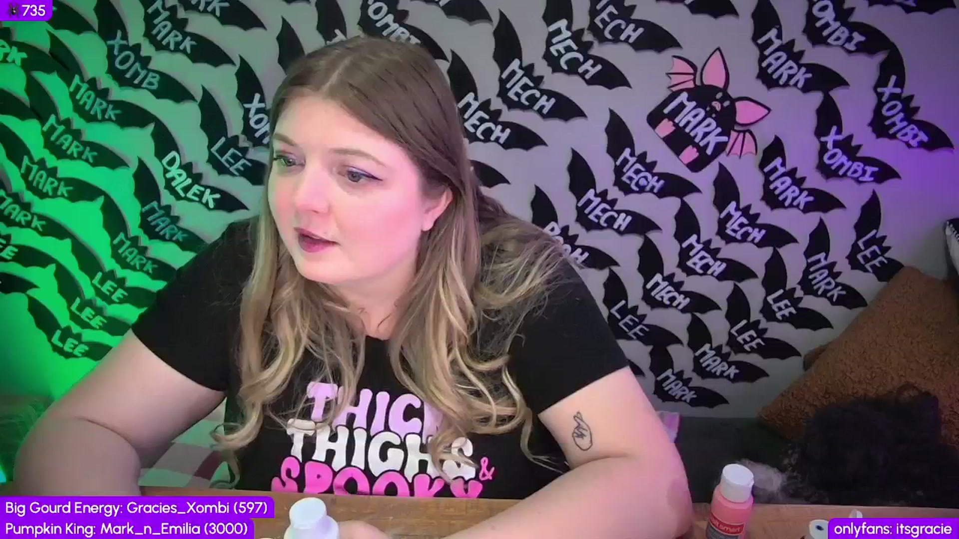 Gallery image thumbnail from Gracie's myfreecams stream on, 10/19/2025, 24:50 image 12 of 20