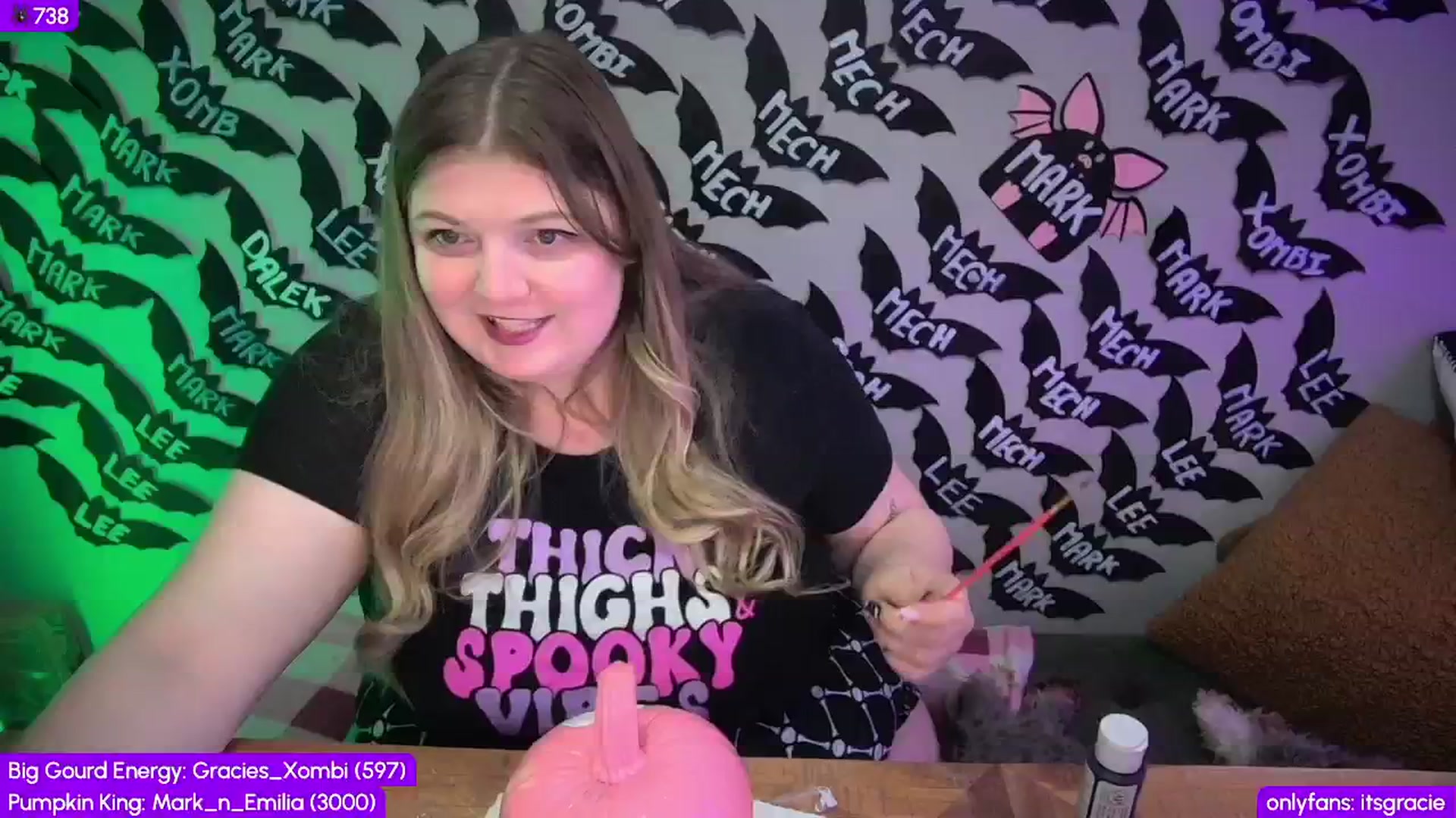 Gallery image thumbnail from Gracie's myfreecams stream on, 10/19/2025, 24:50 image 6 of 20
