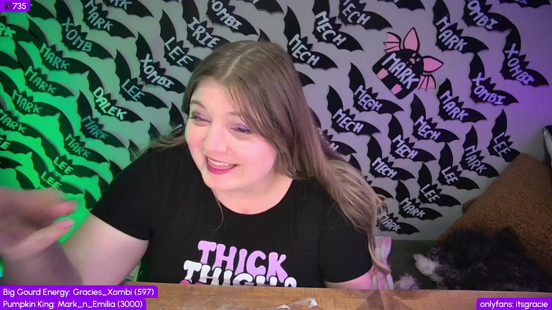 Gallery image thumbnail from Gracie's myfreecams stream on, 10/19/2025, 24:50 image 16 of 20