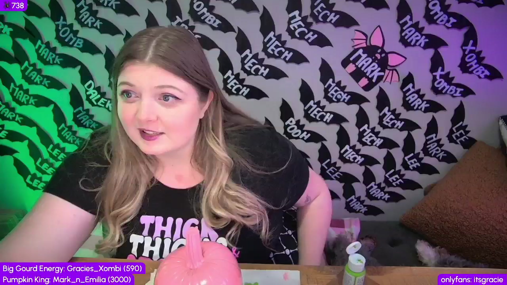 Gallery image thumbnail from Gracie's myfreecams stream on, 10/19/2025, 24:50 image 3 of 20