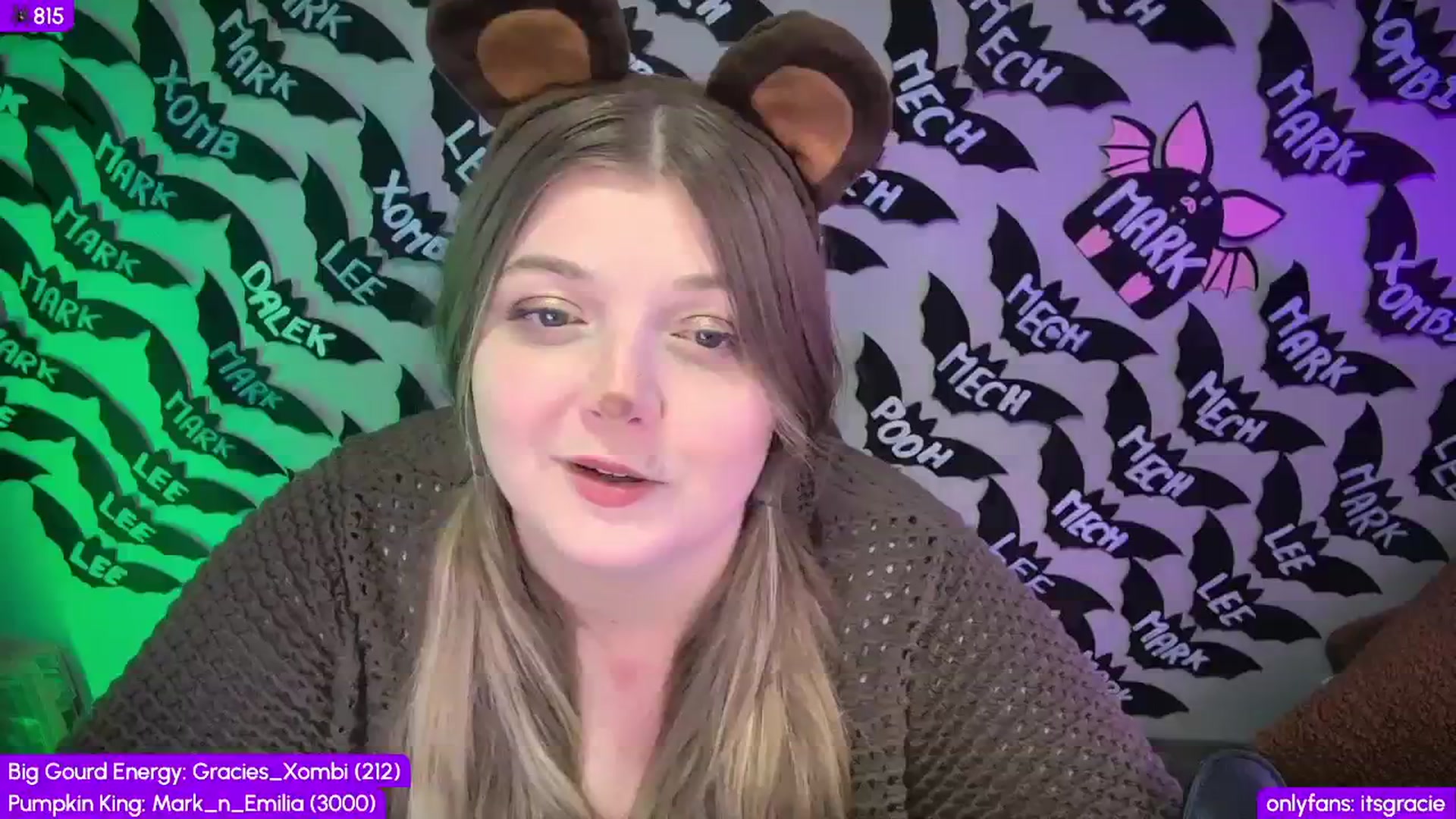 Gallery image thumbnail from Gracie's myfreecams stream on, 10/21/2025, 24:00 image 14 of 20