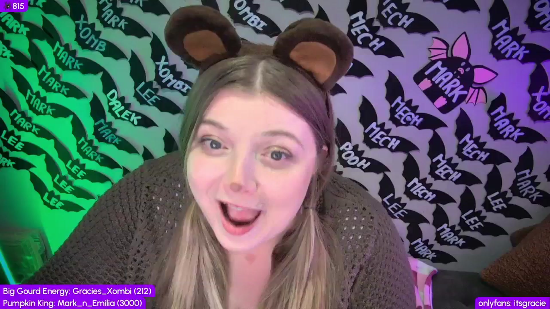 Gallery image thumbnail from Gracie's myfreecams stream on, 10/21/2025, 24:00 image 4 of 20