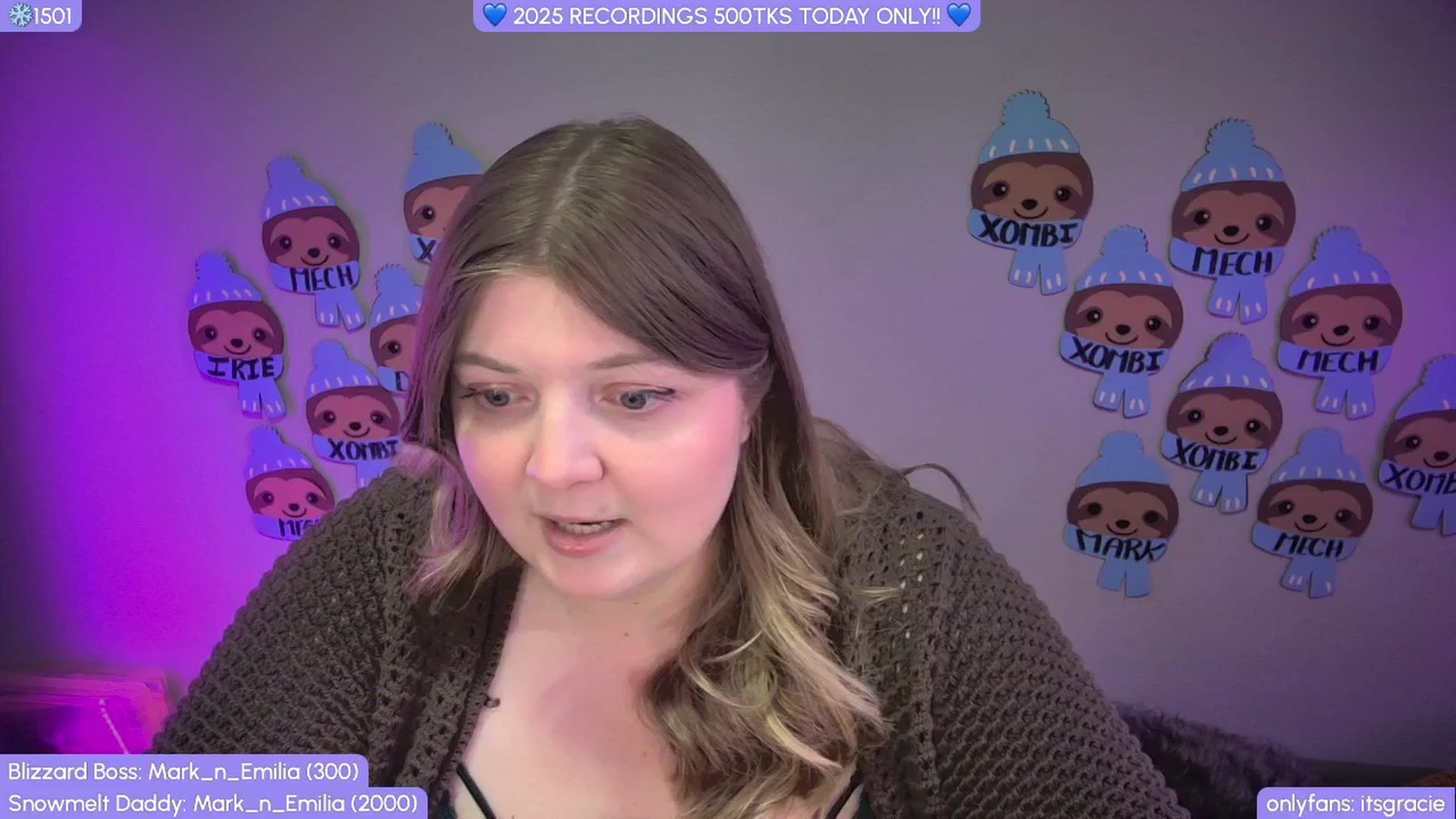 Gallery image thumbnail from Gracie's myfreecams stream on, 11/16/2025, 02:58 image 2 of 20