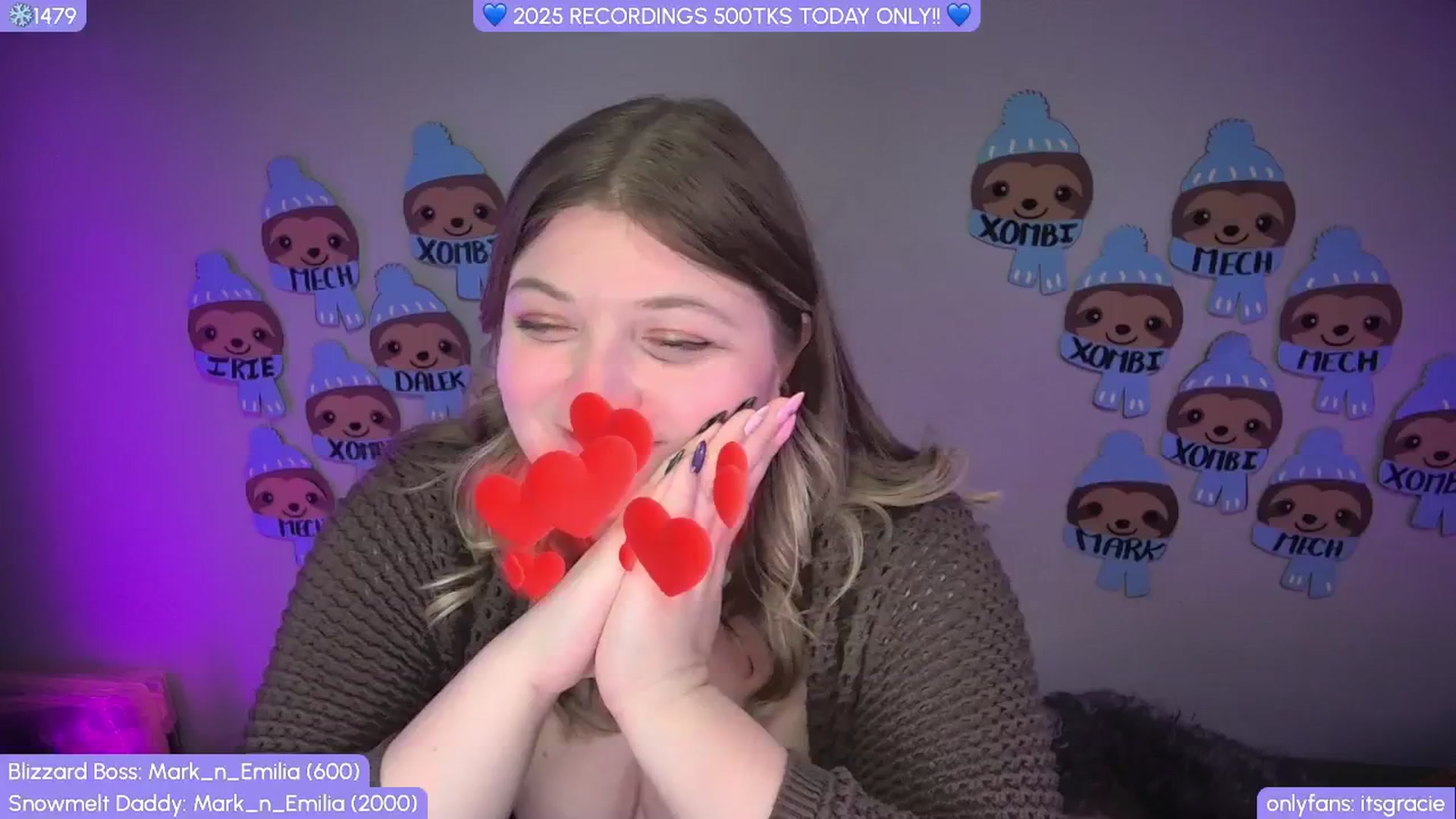 Gallery image thumbnail from Gracie's myfreecams stream on, 11/16/2025, 02:58 image 3 of 20