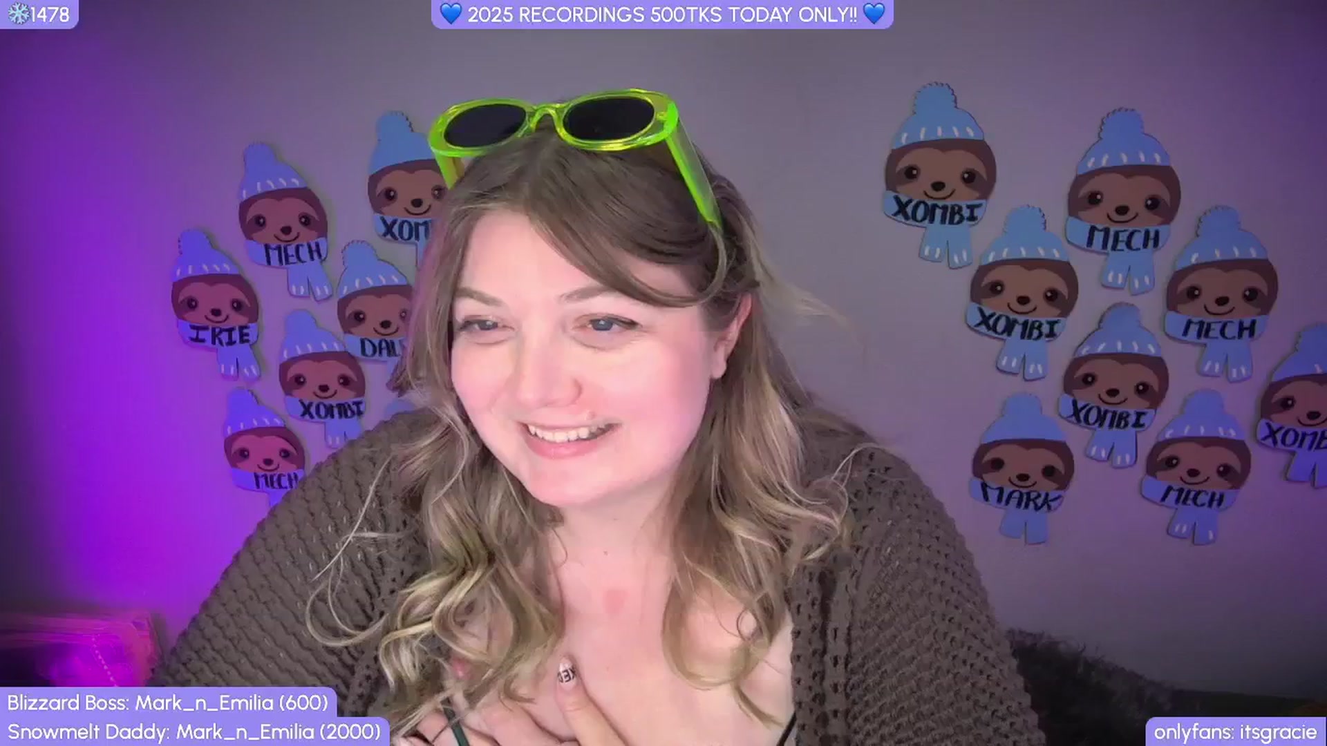 Gallery image thumbnail from Gracie's myfreecams stream on, 11/16/2025, 02:58 image 4 of 20