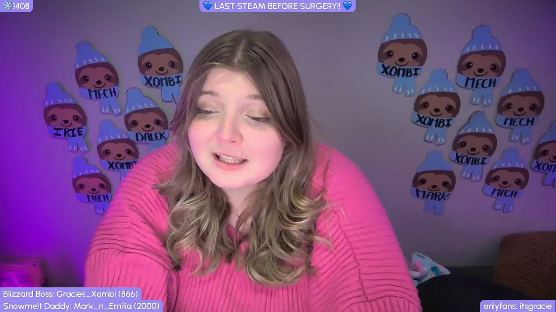 Gallery image thumbnail from Gracie's myfreecams stream on, 11/19/2025, 24:53 image 20 of 20