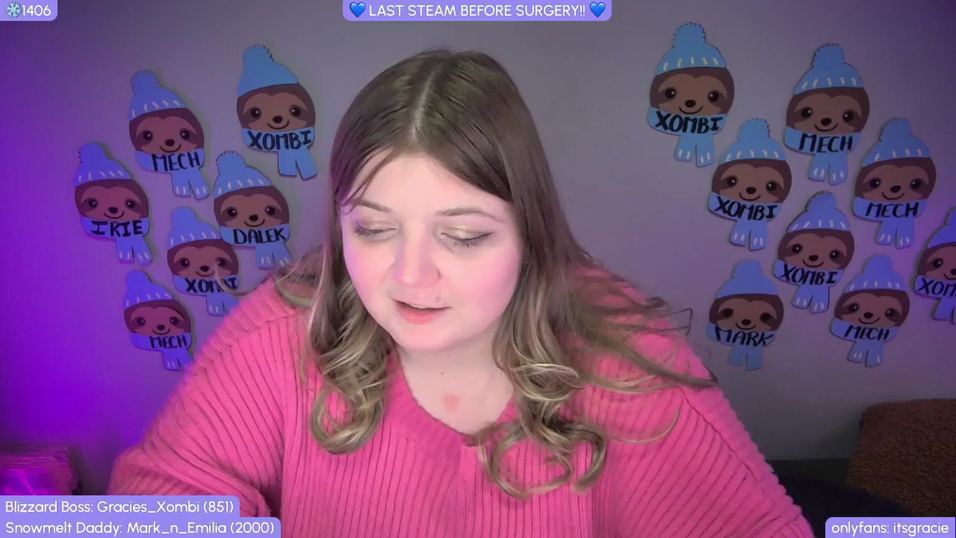 Gallery image thumbnail from Gracie's myfreecams stream on, 11/19/2025, 24:53 image 14 of 20