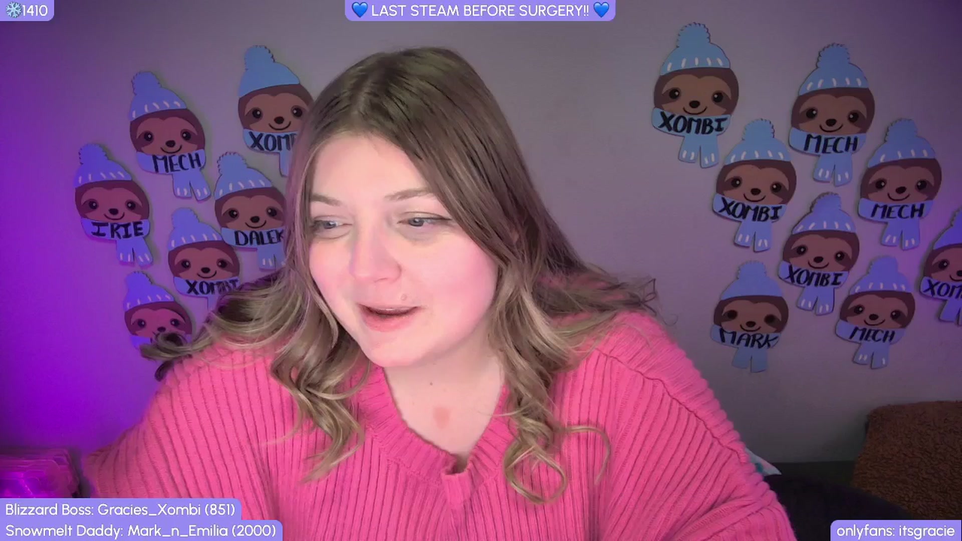 Gallery image thumbnail from Gracie's myfreecams stream on, 11/19/2025, 24:53 image 3 of 20