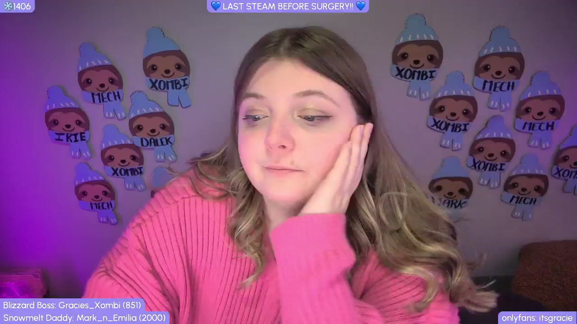 Gallery image thumbnail from Gracie's myfreecams stream on, 11/19/2025, 24:53 image 8 of 20