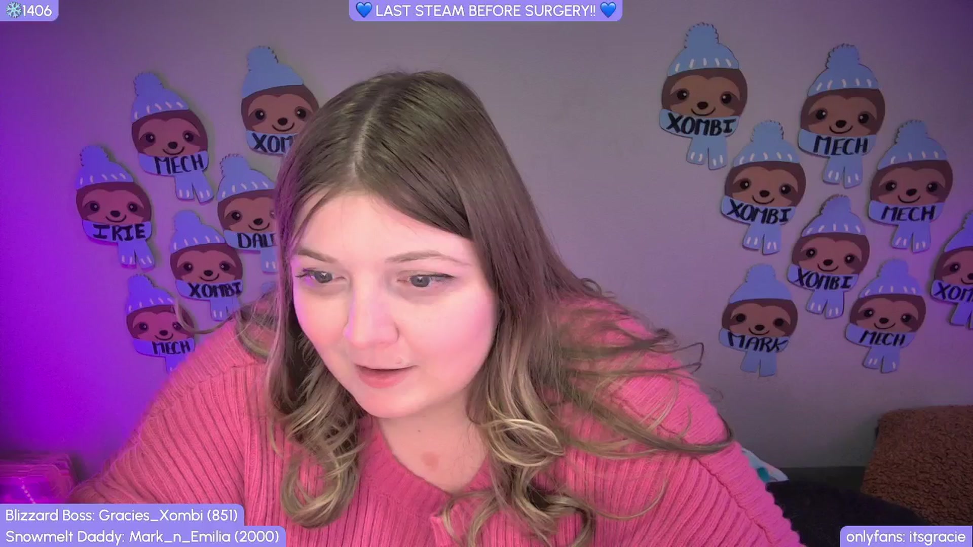 Gallery image thumbnail from Gracie's myfreecams stream on, 11/19/2025, 24:53 image 15 of 20