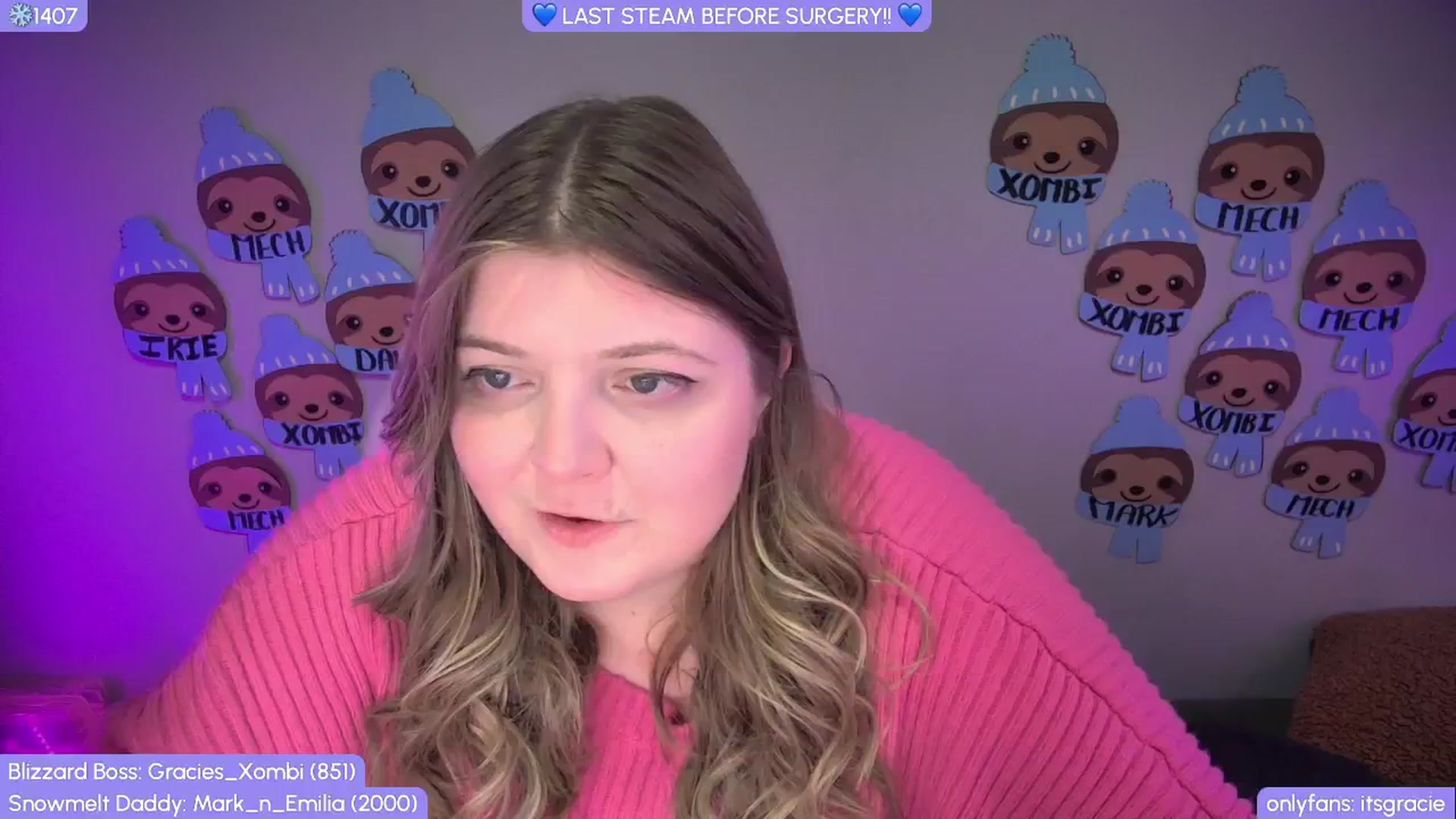Gallery image thumbnail from Gracie's myfreecams stream on, 11/19/2025, 24:53 image 17 of 20