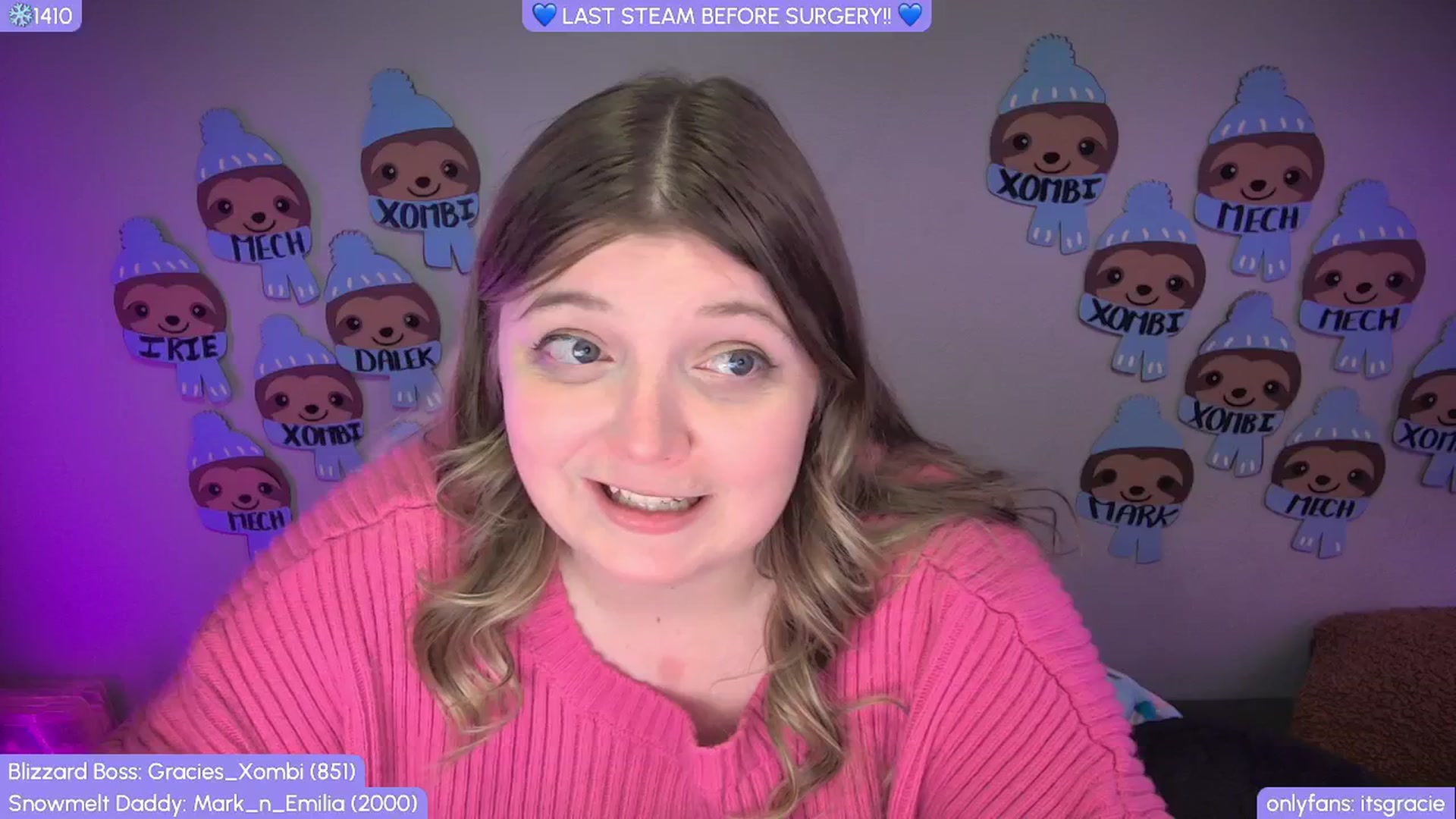 Gallery image thumbnail from Gracie's myfreecams stream on, 11/19/2025, 24:53 image 5 of 20