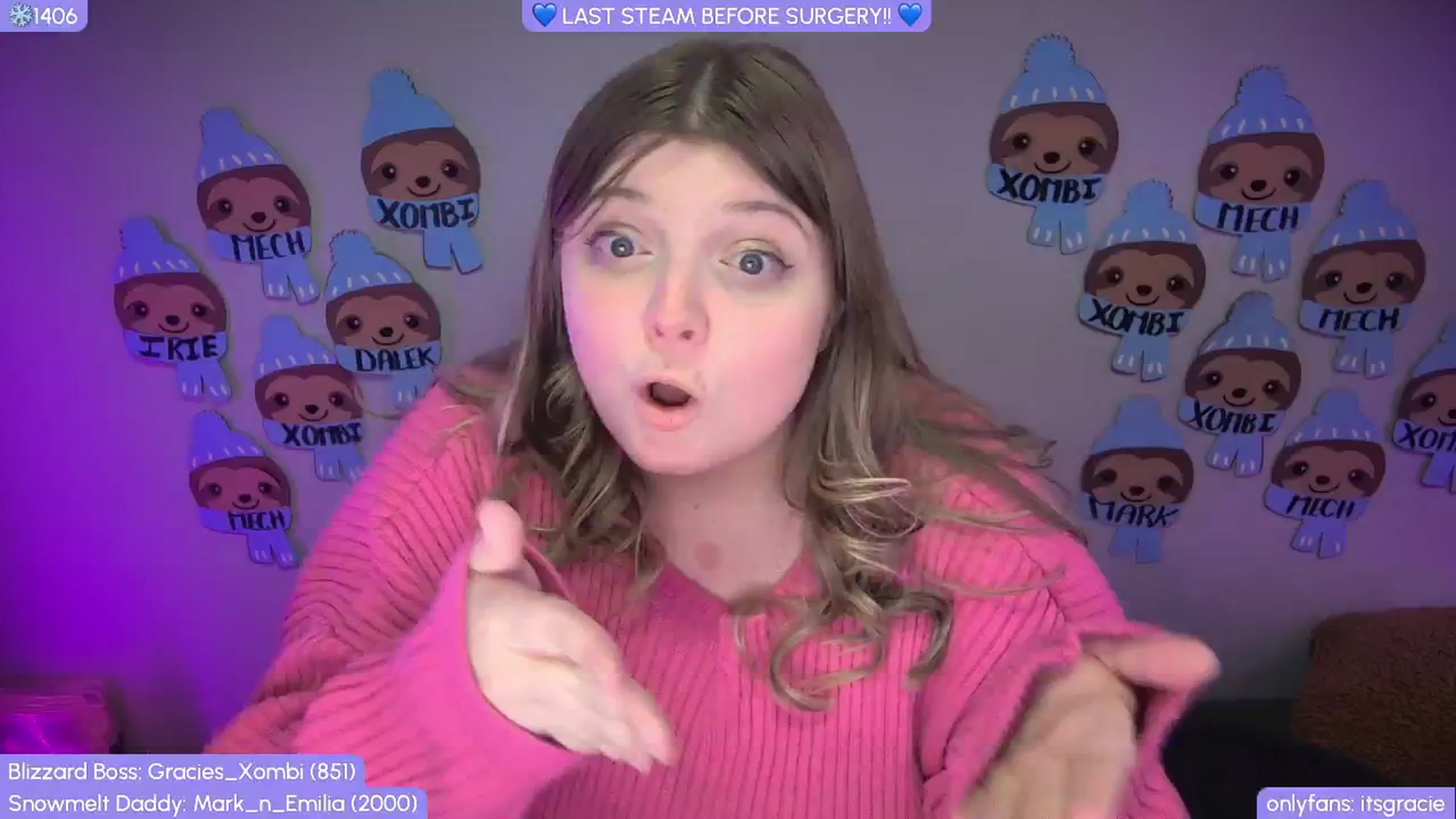 Gallery image thumbnail from Gracie's myfreecams stream on, 11/19/2025, 24:53 image 12 of 20