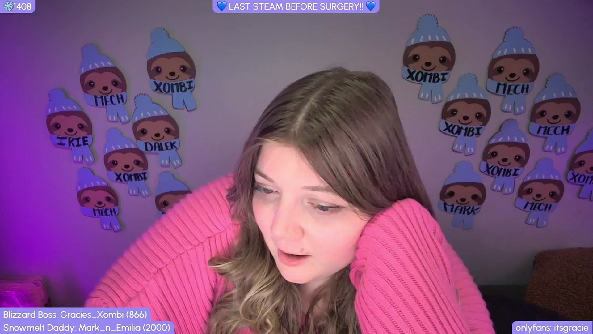 Gallery image thumbnail from Gracie's myfreecams stream on, 11/19/2025, 24:53 image 19 of 20