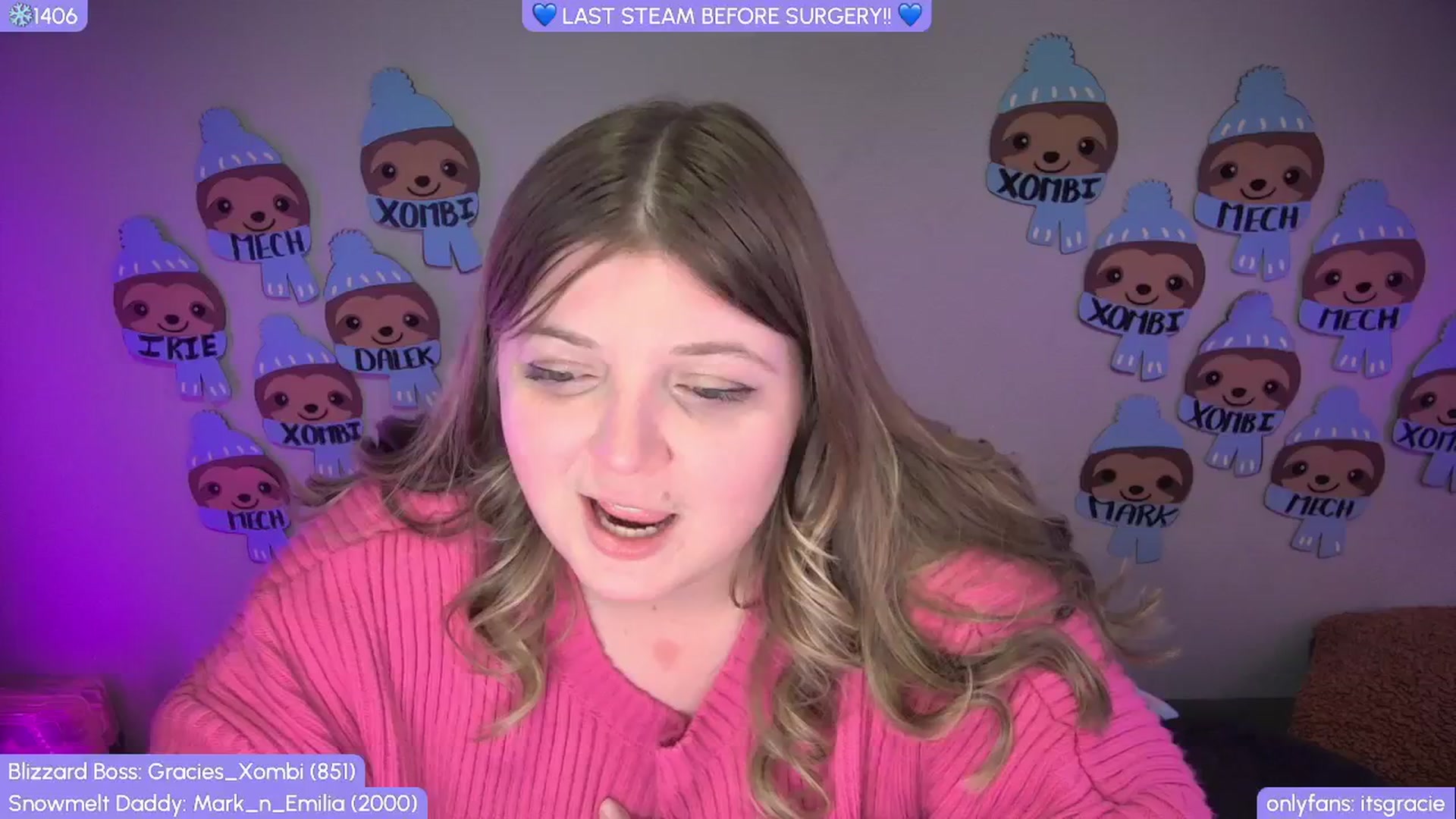 Gallery image thumbnail from Gracie's myfreecams stream on, 11/19/2025, 24:53 image 9 of 20