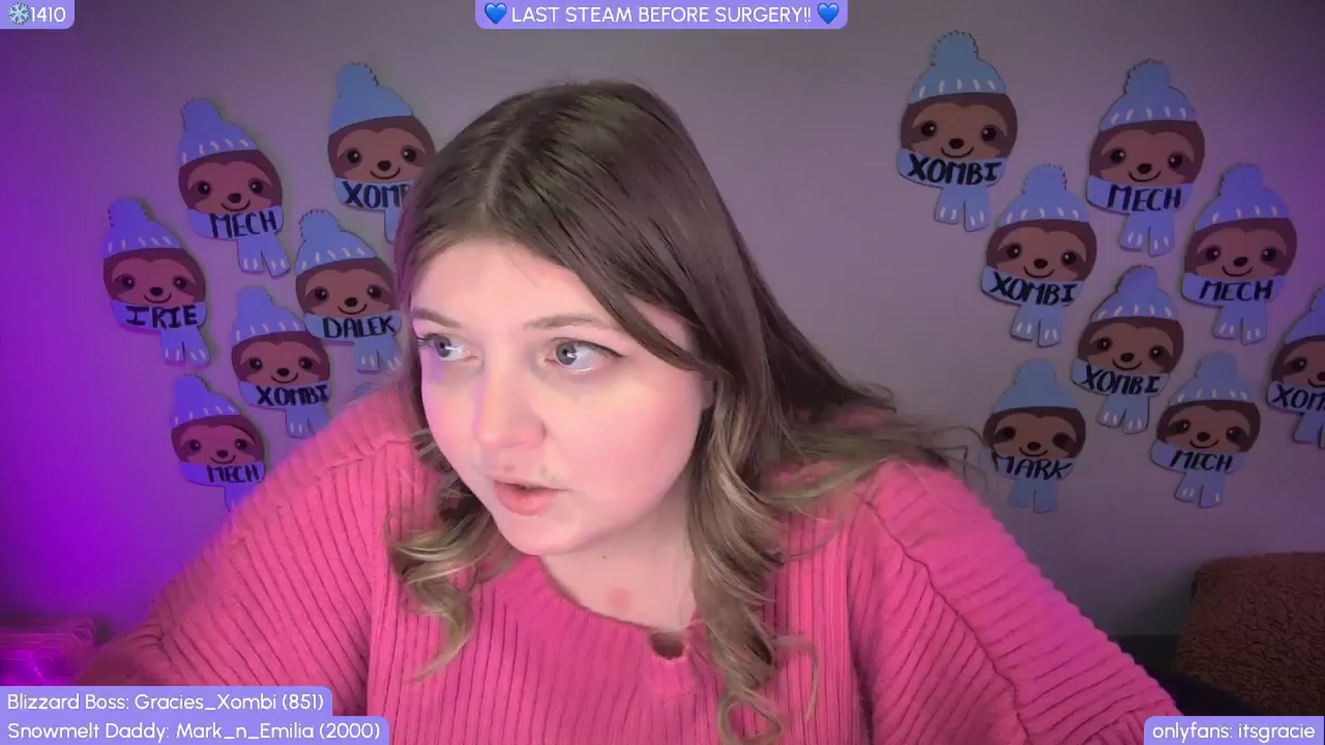Gallery image thumbnail from Gracie's myfreecams stream on, 11/19/2025, 24:53 image 6 of 20