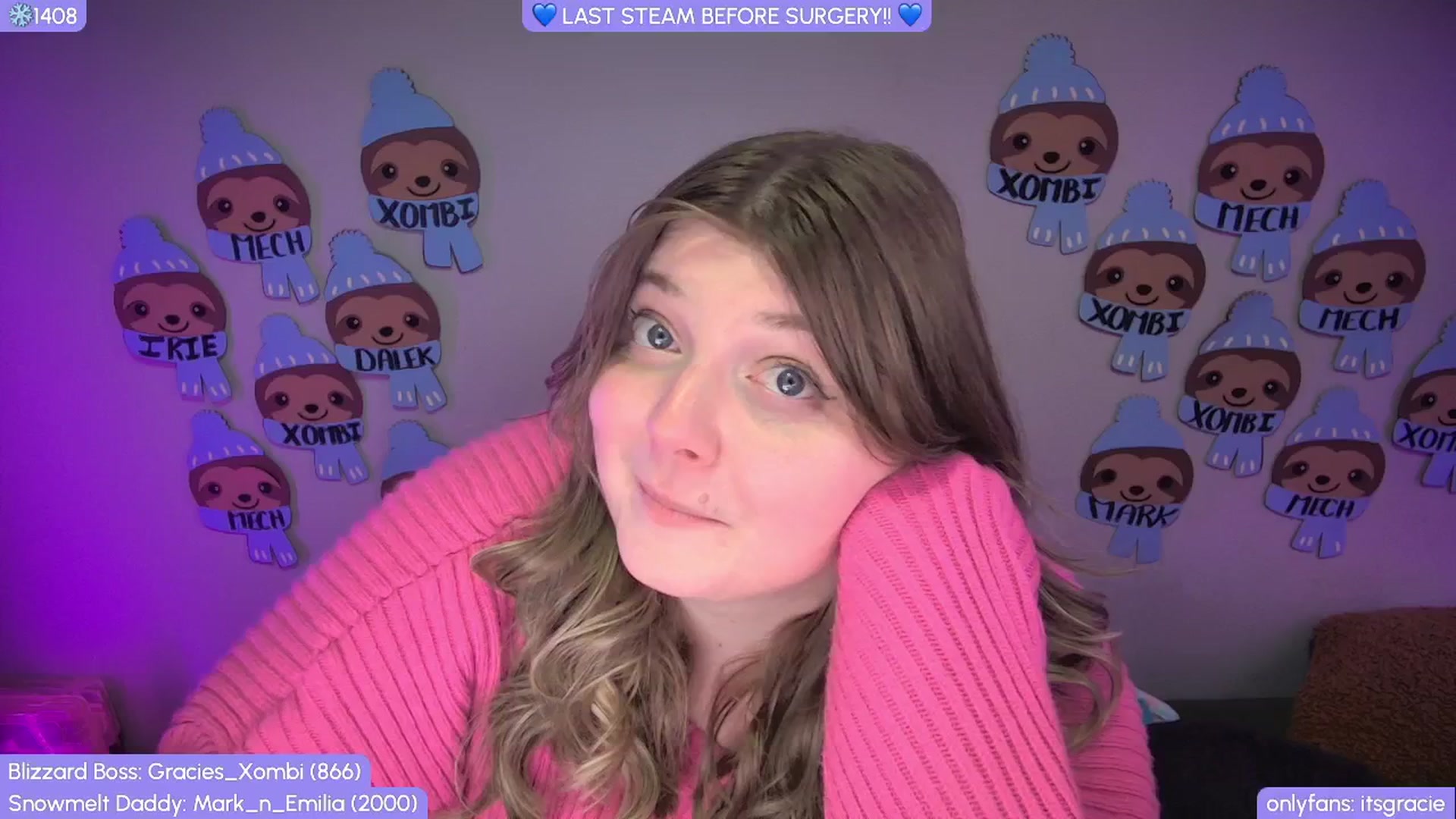 Gallery image thumbnail from Gracie's myfreecams stream on, 11/19/2025, 24:53 image 18 of 20
