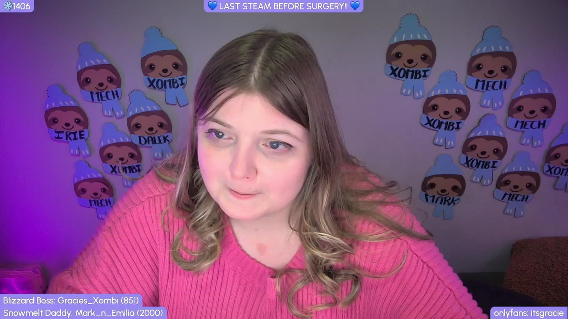 Gallery image thumbnail from Gracie's myfreecams stream on, 11/19/2025, 24:53 image 13 of 20